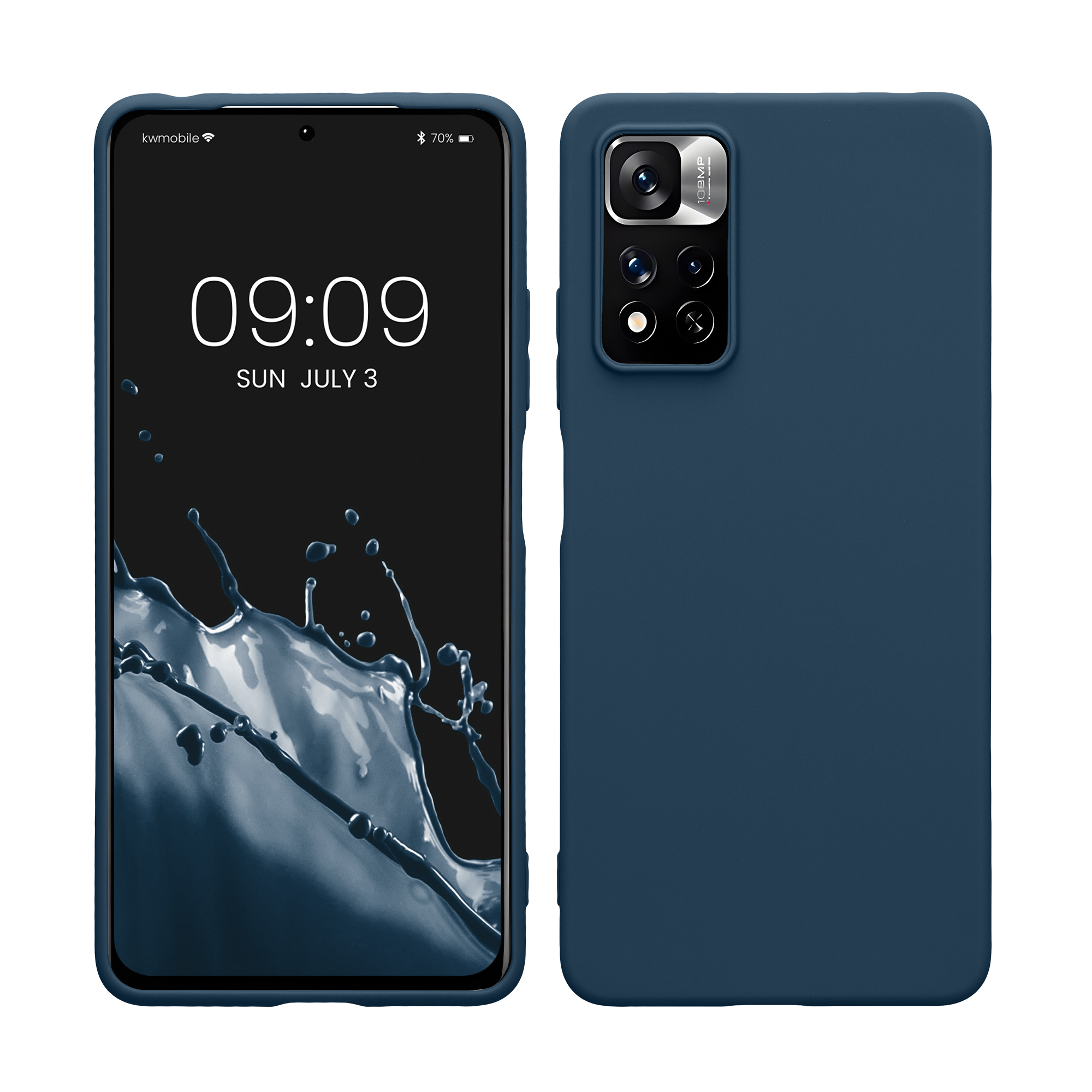 Kryt Xiaomi Redmi Note 11 Pro silikonový TPU modrá kwmobile