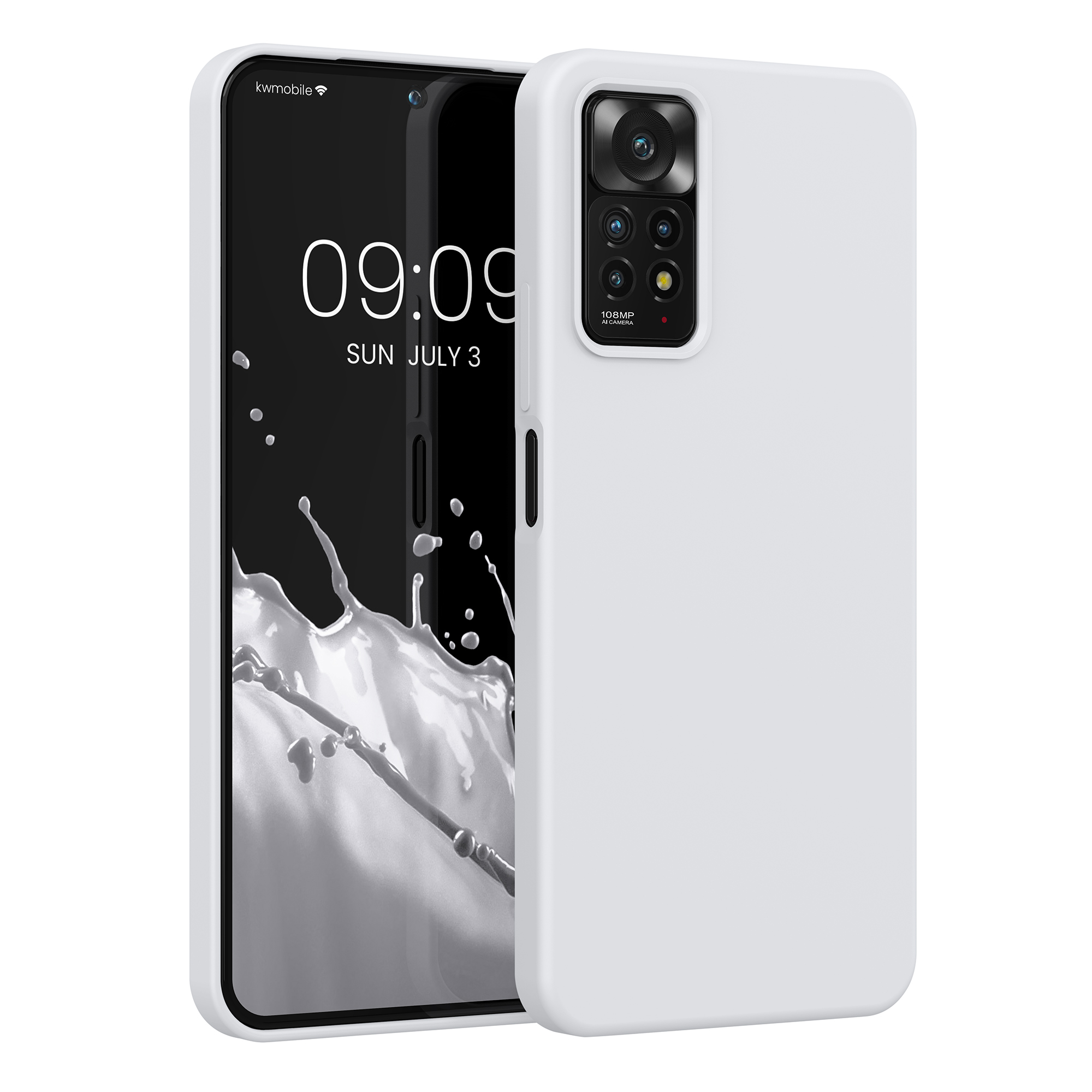 Kryt Xiaomi Redmi Note 11 Pro silikonový TPU bílá kwmobile