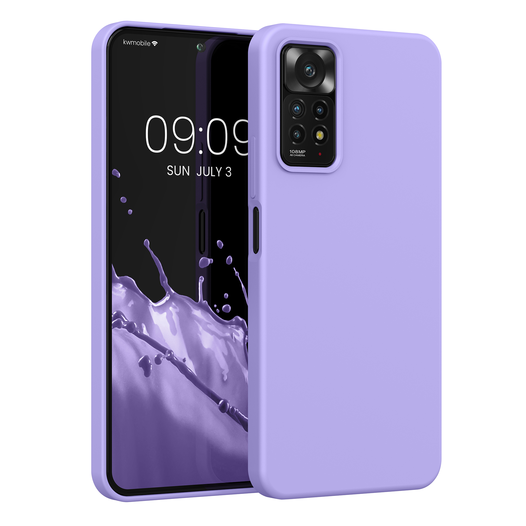 Kryt Xiaomi Redmi Note 11 Pro silikonový TPU levandulová kwmobile