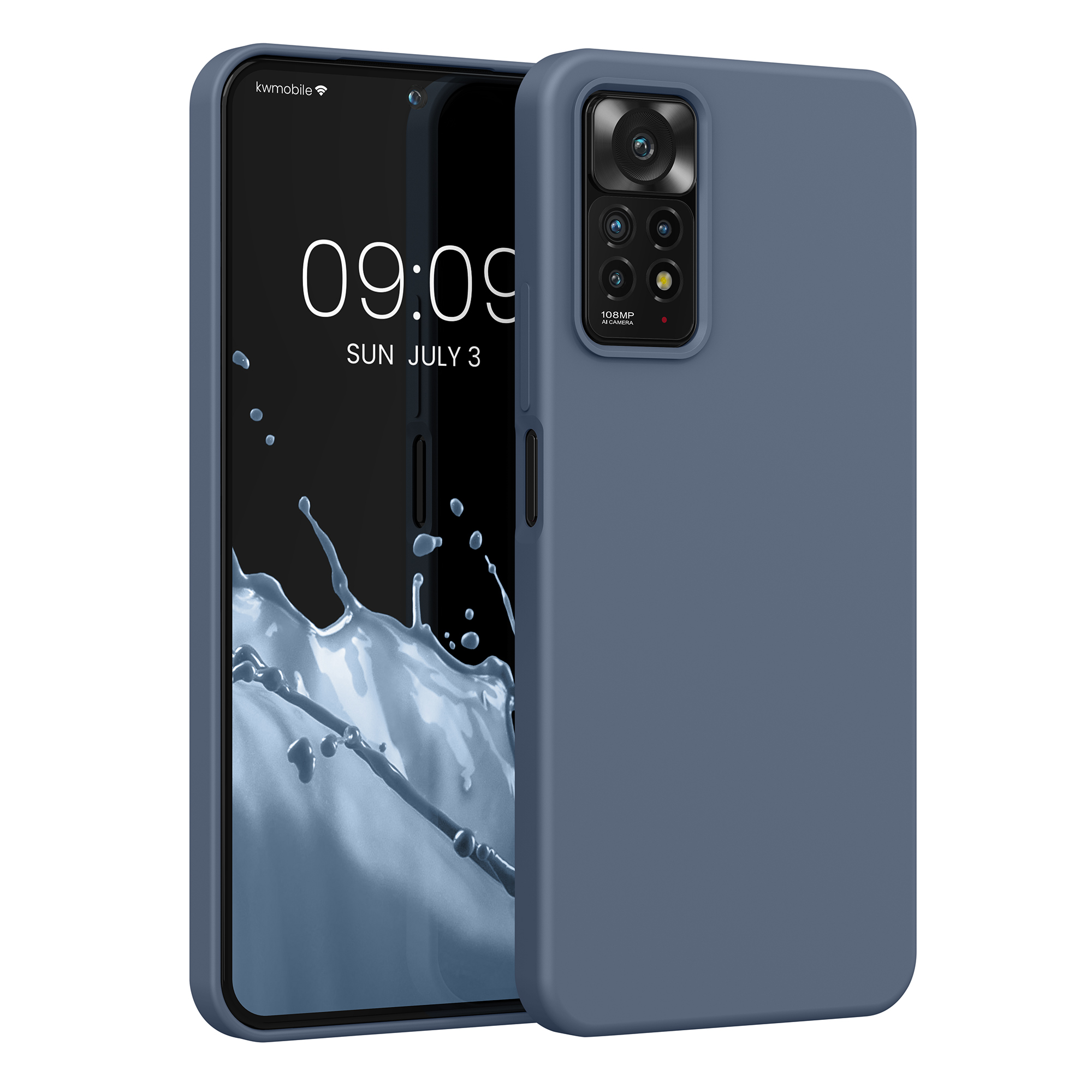 Kryt Xiaomi Redmi Note 11 Pro silikonový TPU modrá kwmobile