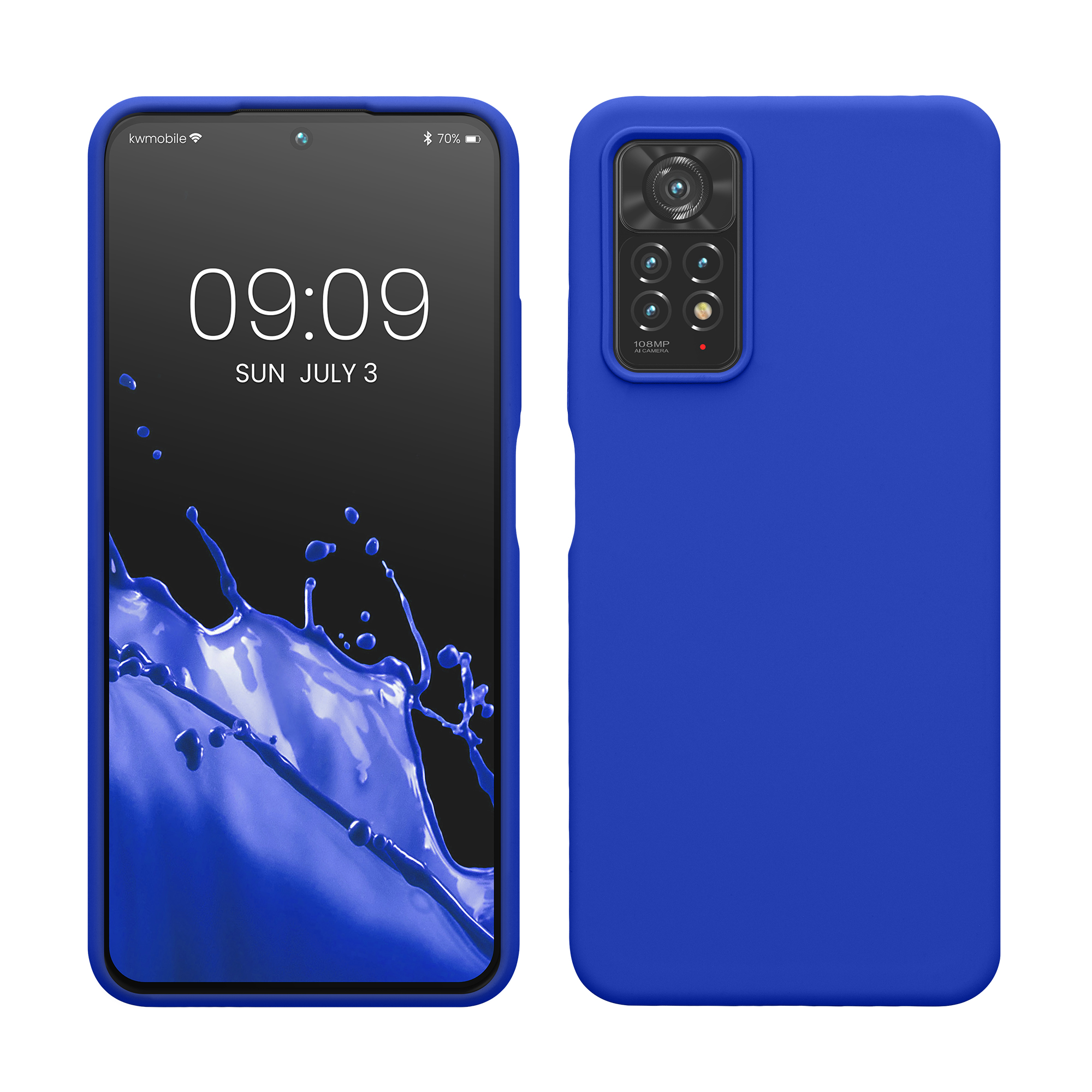 Kryt Xiaomi Redmi Note 11 Pro silikonový TPU modrá kwmobile
