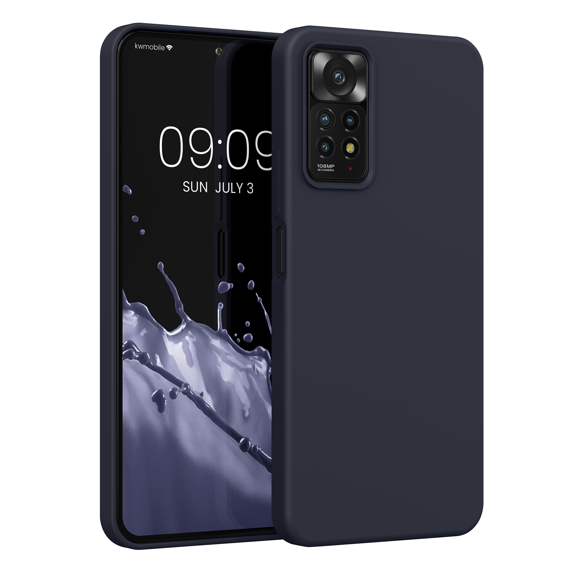 Kryt Xiaomi Redmi Note 11 Pro silikonový TPU borůvková modrá kwmobile