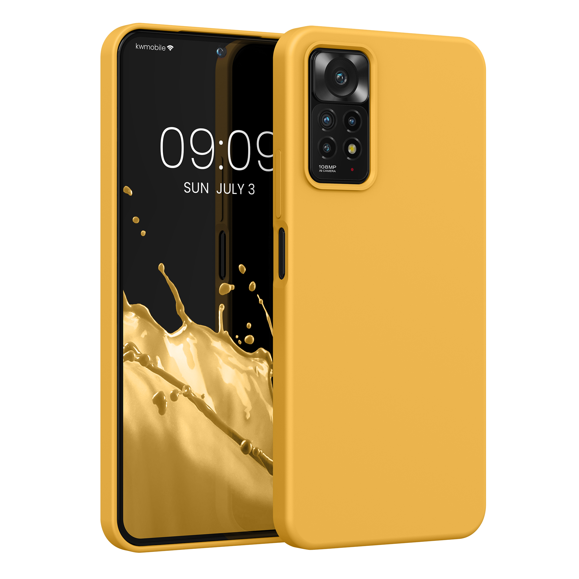 Kryt Xiaomi Redmi Note 11 Pro silikonový TPU červená kwmobile