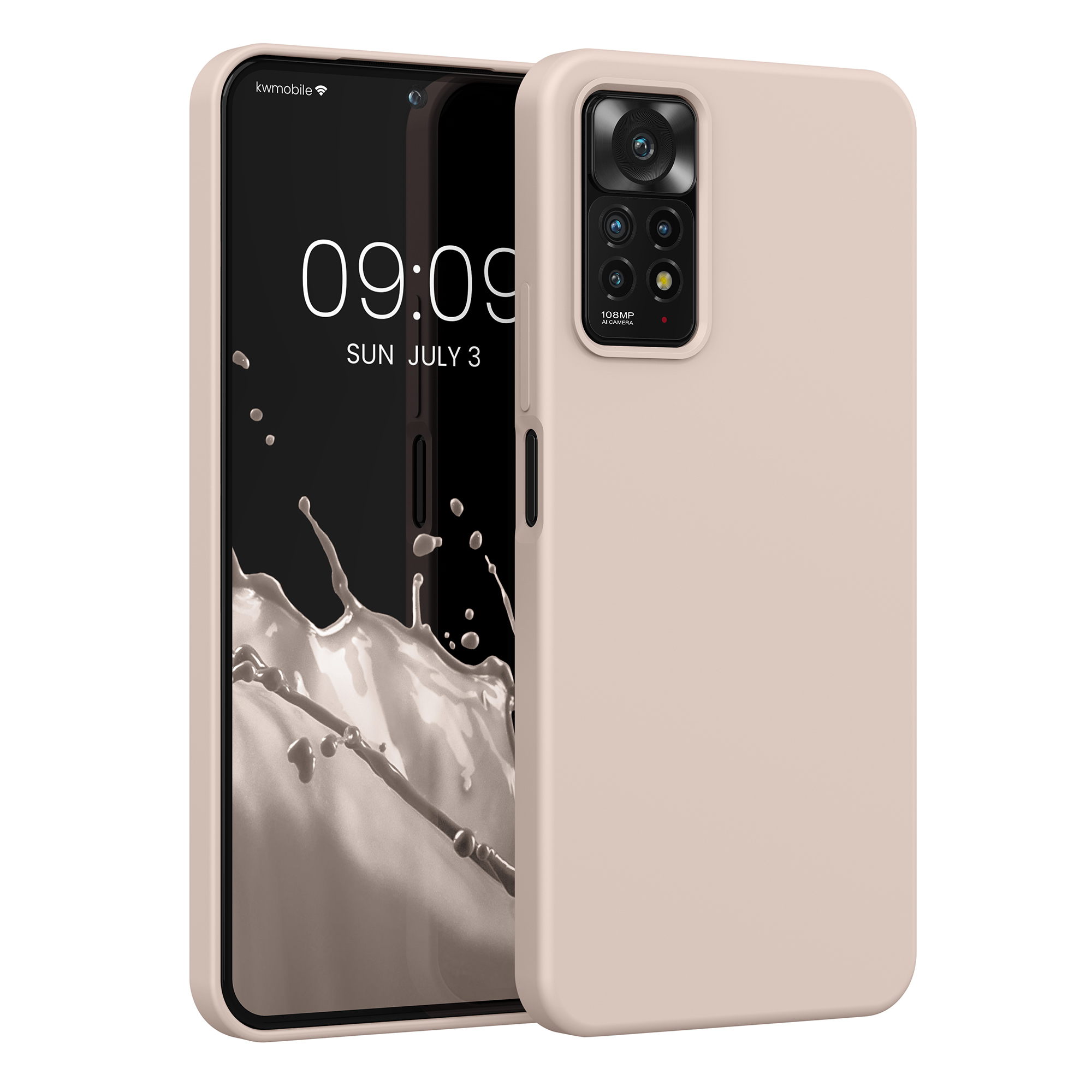 Kryt Xiaomi Redmi Note 11 Pro silikonový TPU kokosová - vícebarevná kwmobile