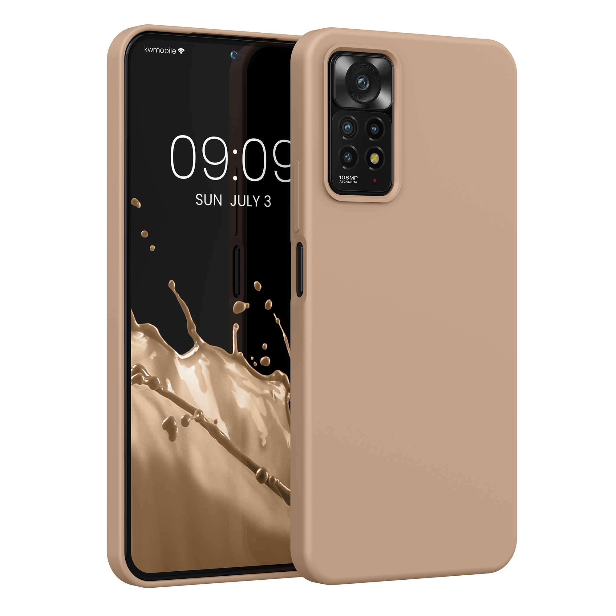 Kryt Xiaomi Redmi Note 11 Pro silikonový TPU červená kwmobile