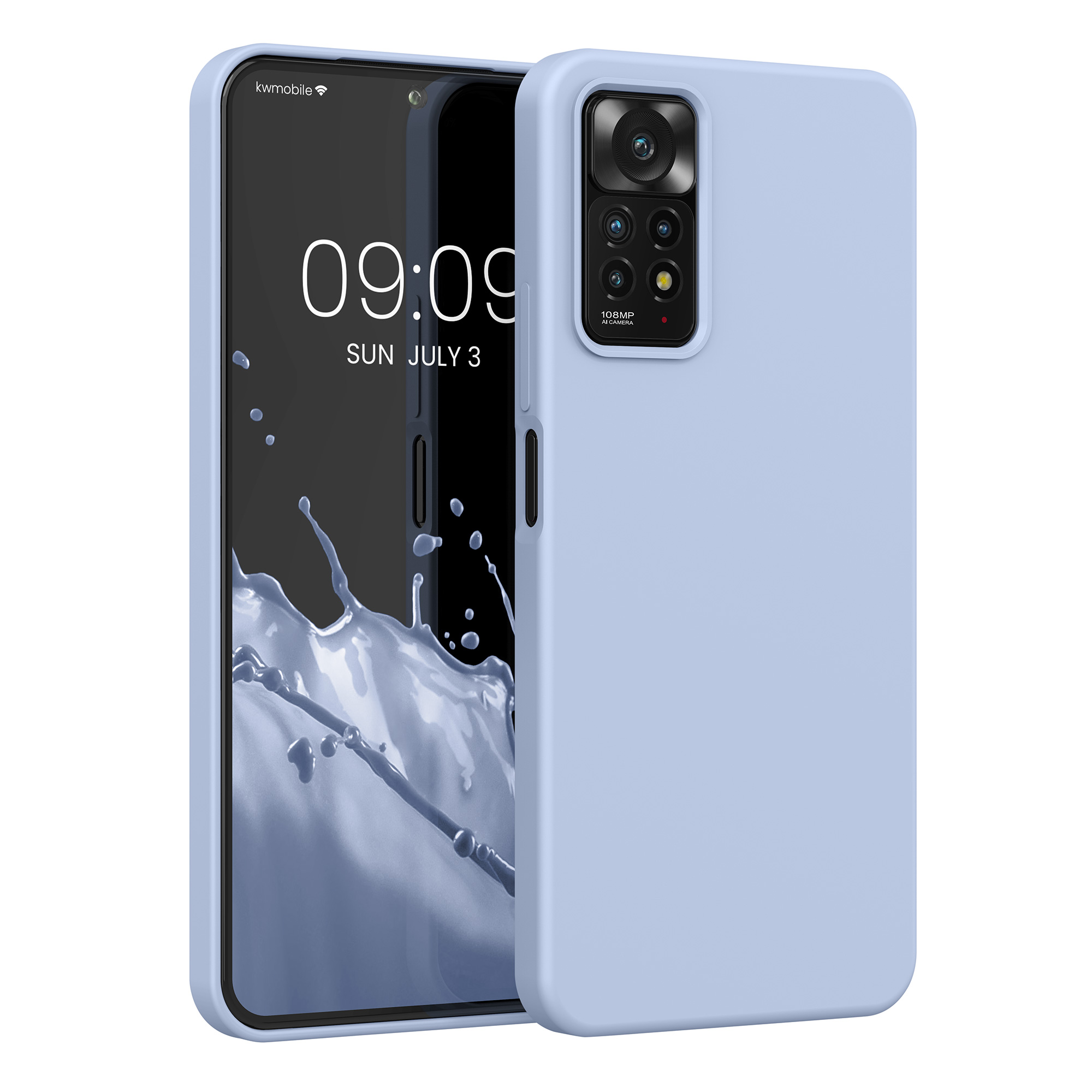 Kryt Xiaomi Redmi Note 11 Pro silikonový TPU modrá kwmobile