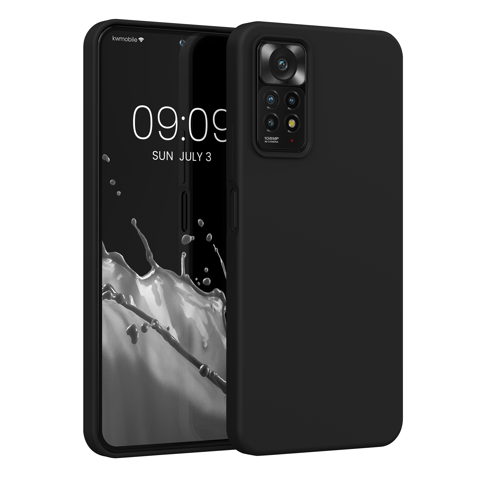 Kryt Xiaomi Redmi Note 11 Pro silikonový TPU černá kwmobile