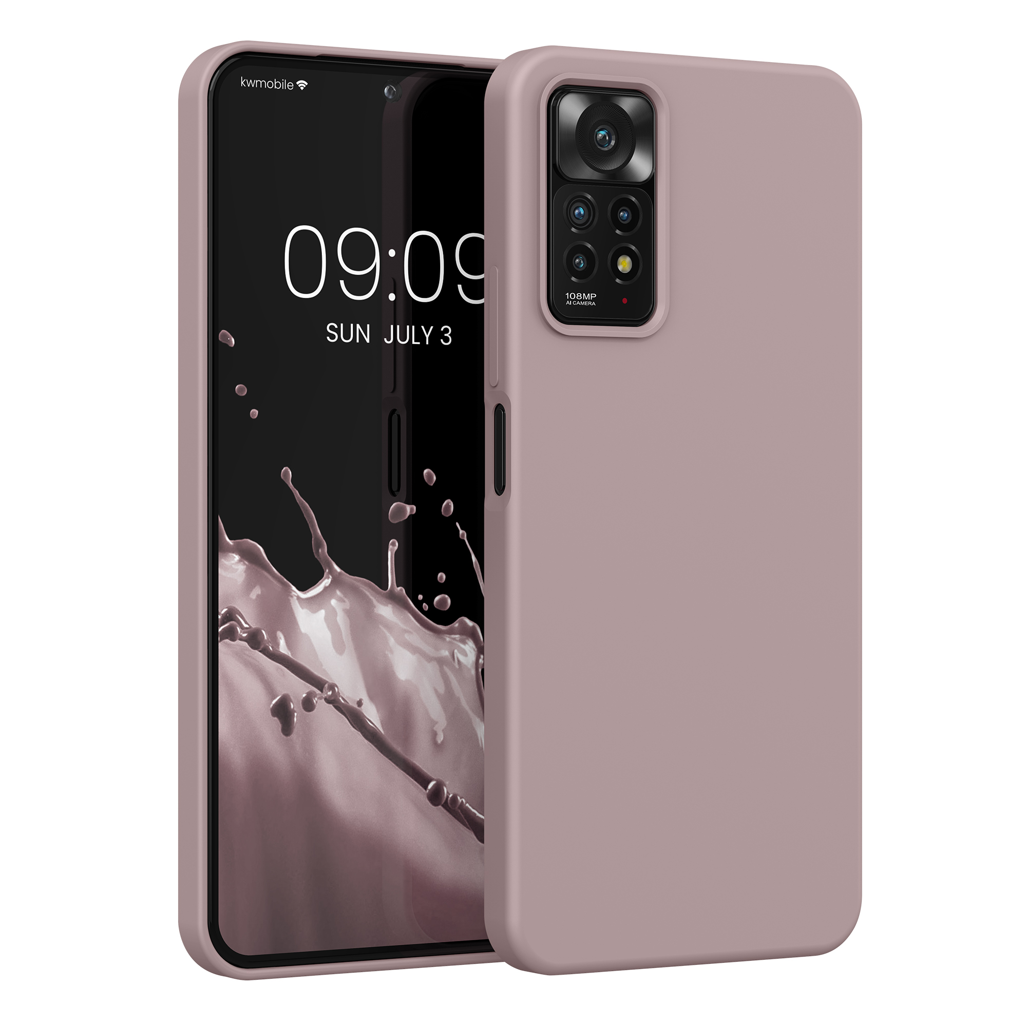 Kryt Xiaomi Redmi Note 11 Pro silikonový TPU červená kwmobile