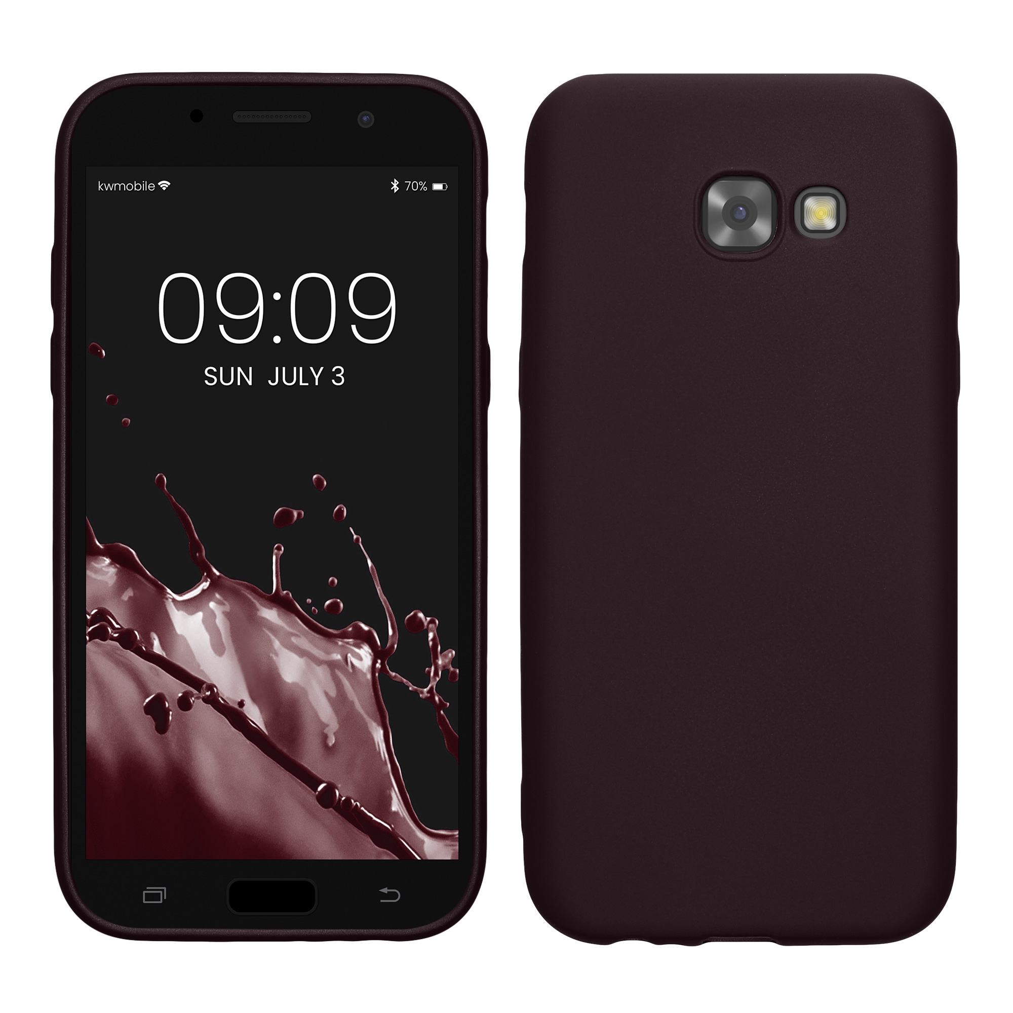 Kryt na mobil Samsung Galaxy A5 (2017) kwmobile TPU metalický Metalická ostružinová