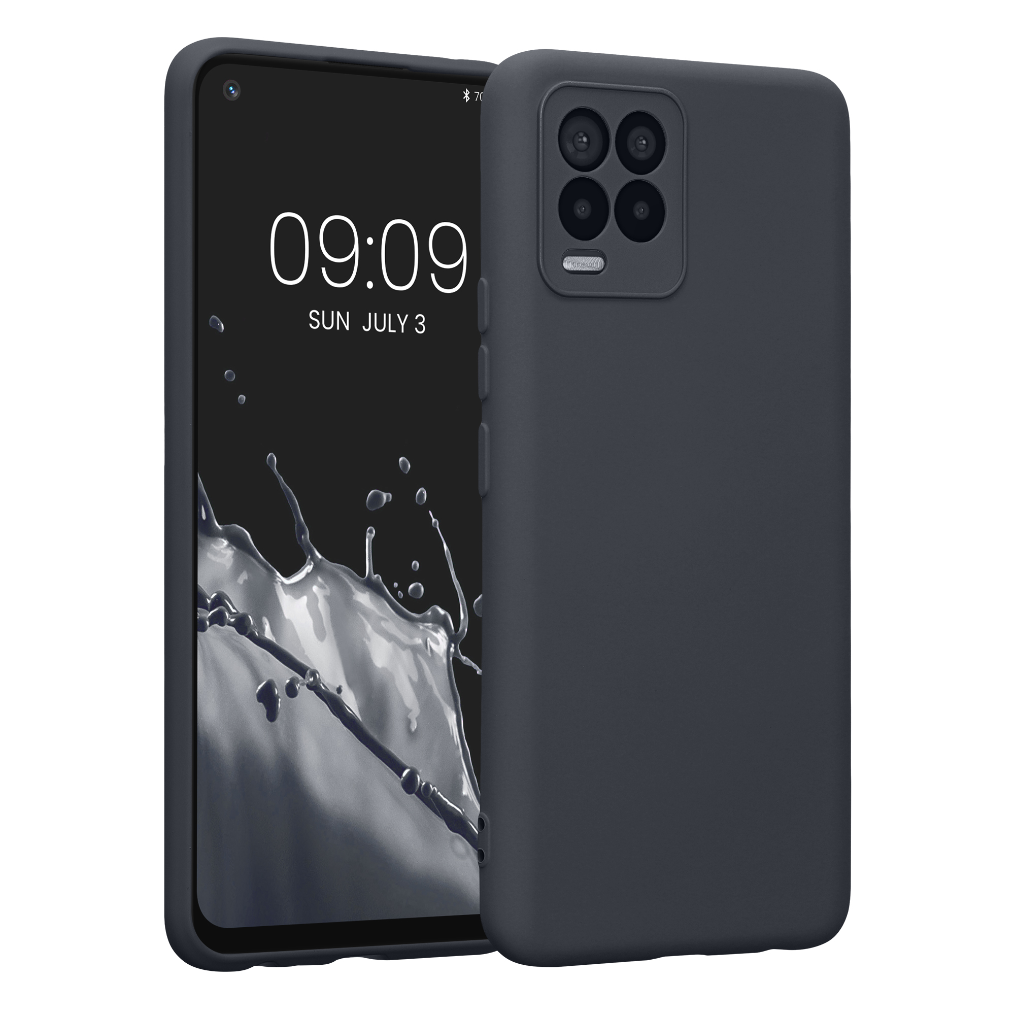 Kryt na mobil Realme 8 / 8 Pro kwmobile TPU matný matná černá