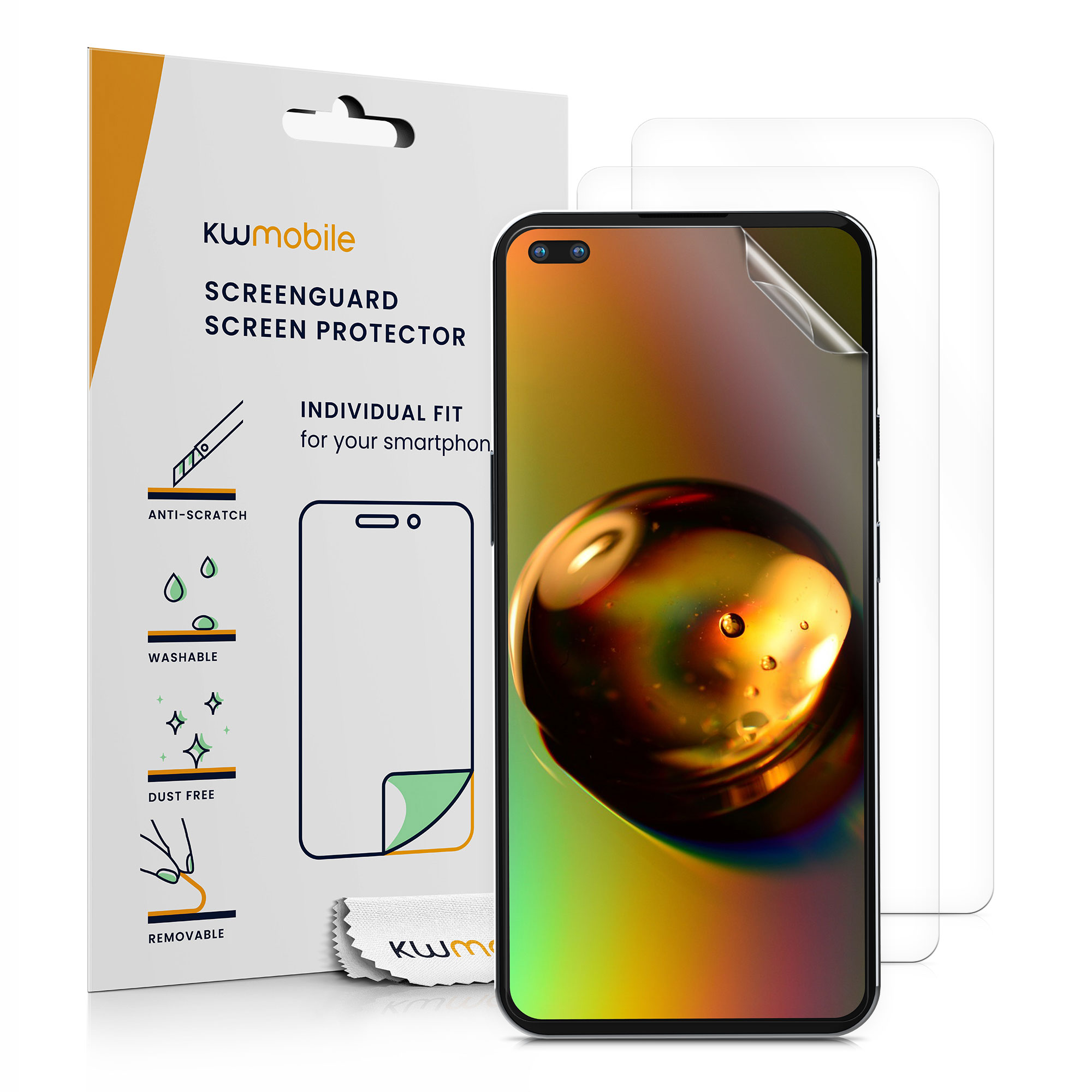 Kwmobile Ochranná fólie OnePlus Nord transparentní