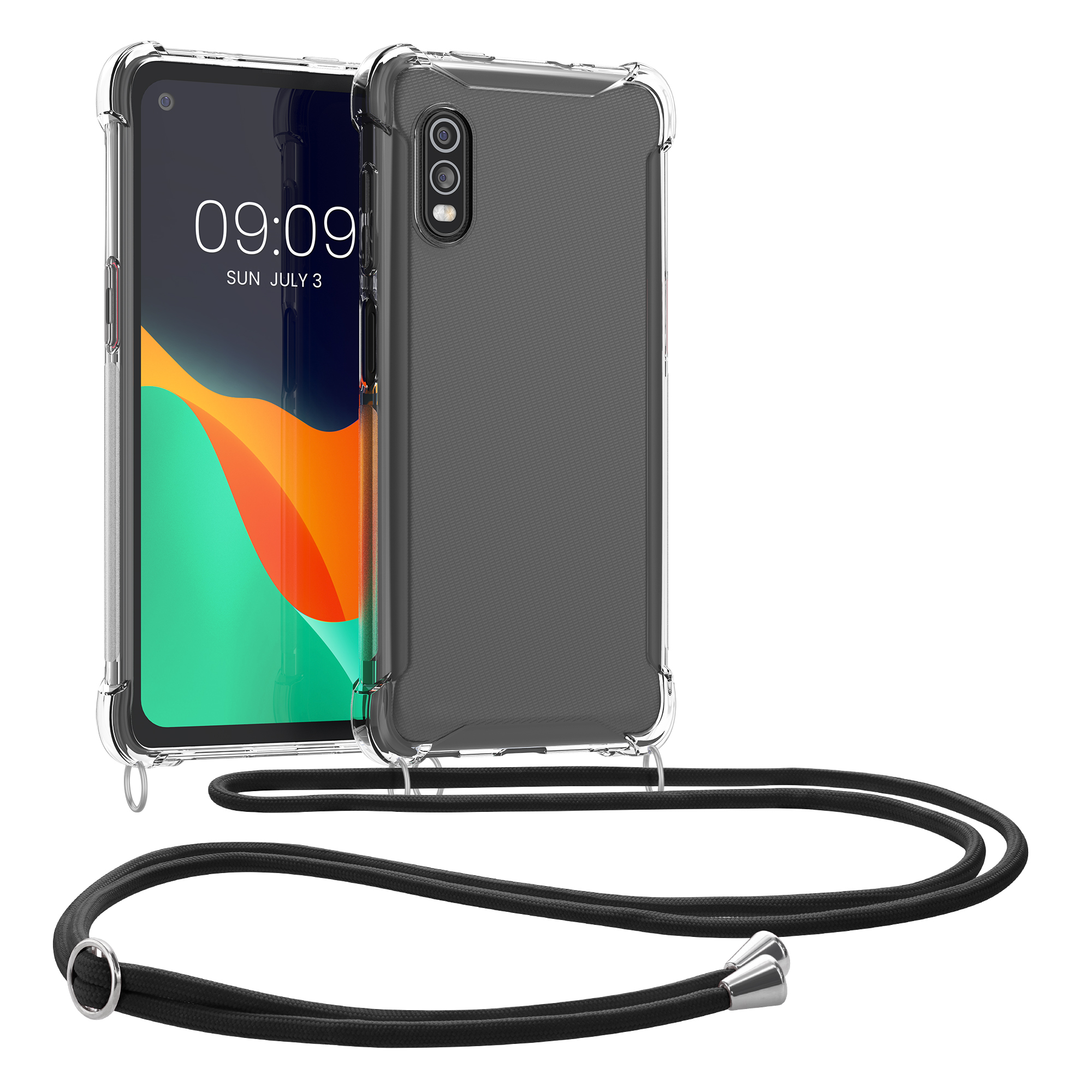 Crossbody pouzdro kwmobile pro Samsung Galaxy Xcover Pro - čirá