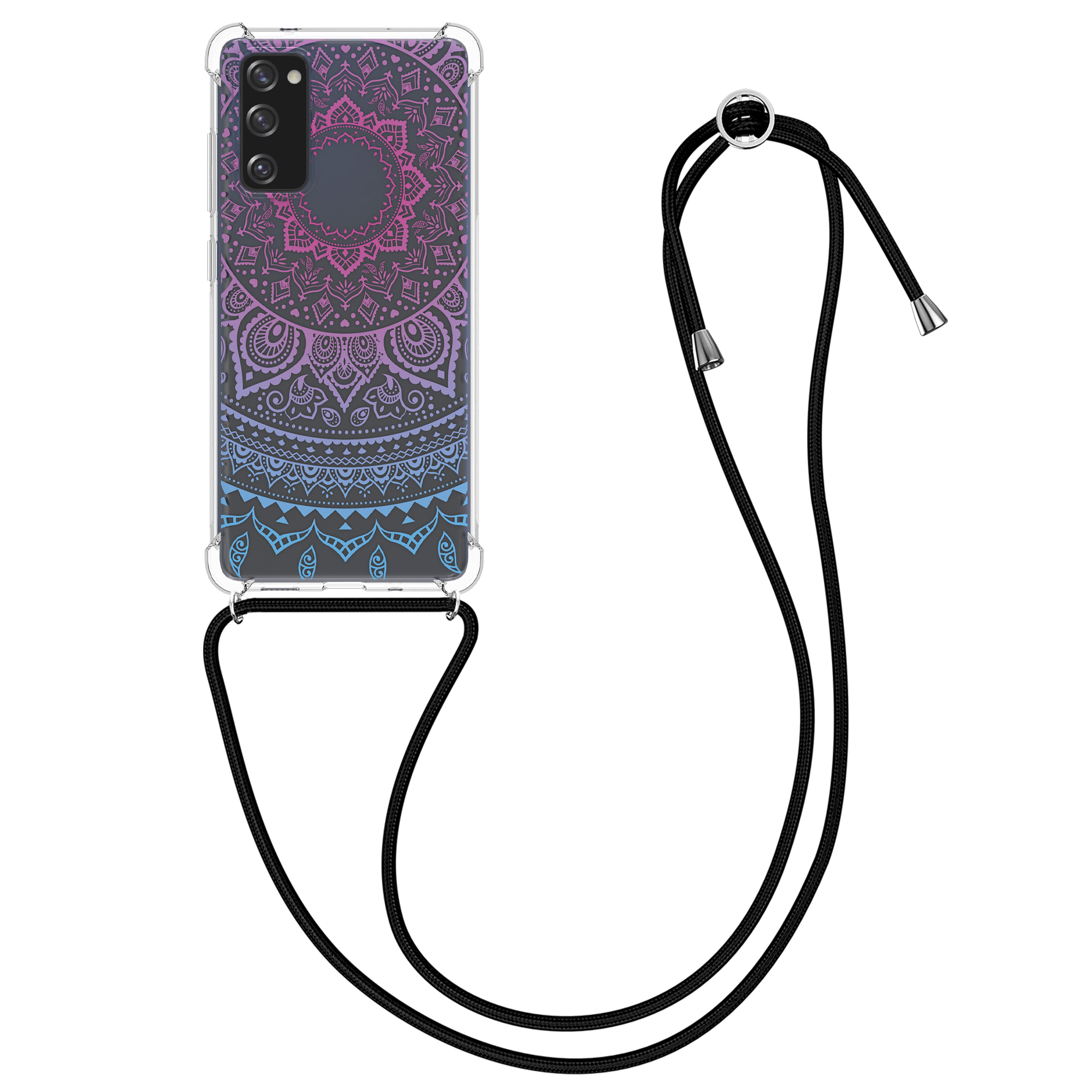 Crossbody kryt na mobil Samsung Galaxy S20 FE kwmobile transparentní
