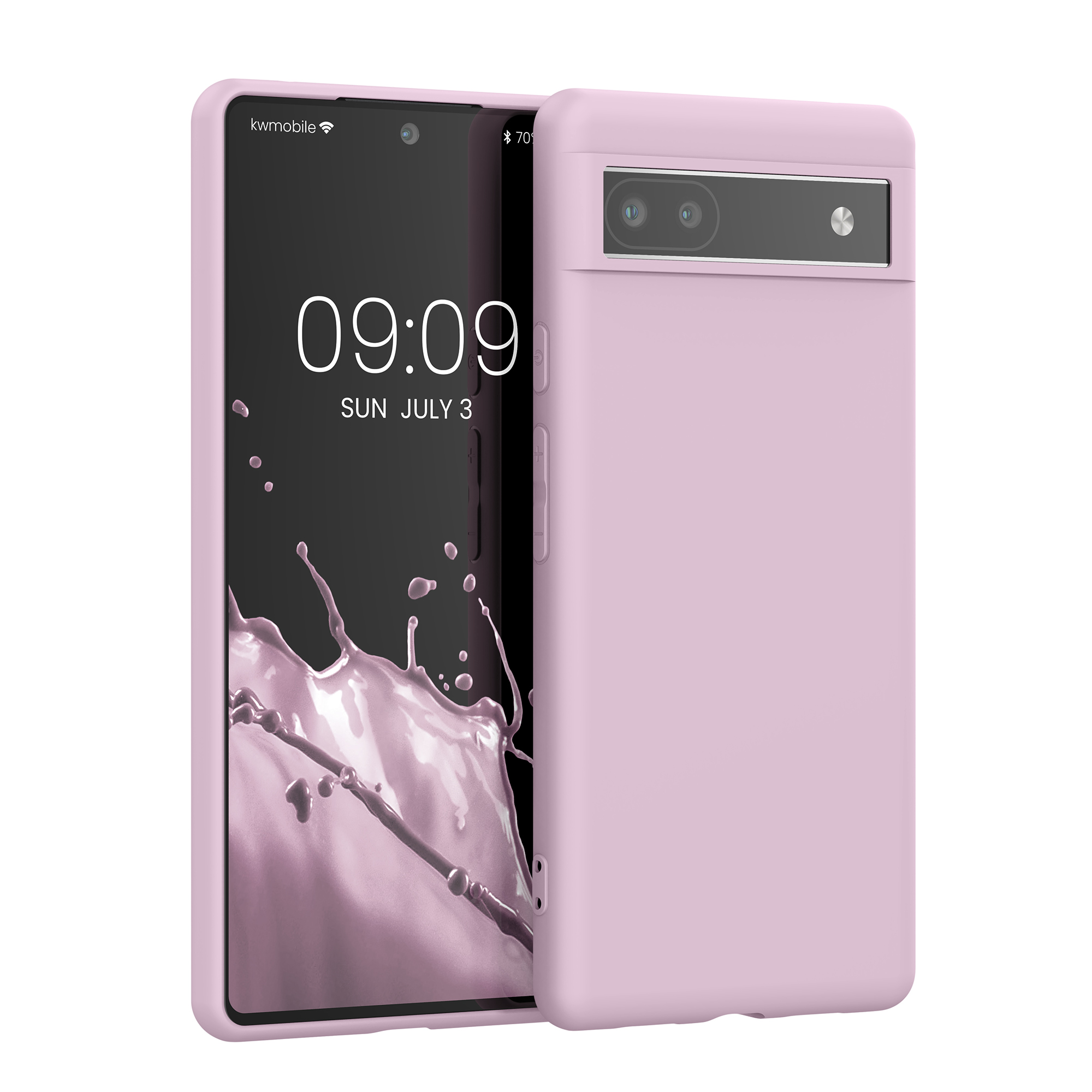 Silikonový kryt kwmobile pro Google Pixel 6a - dusty pink