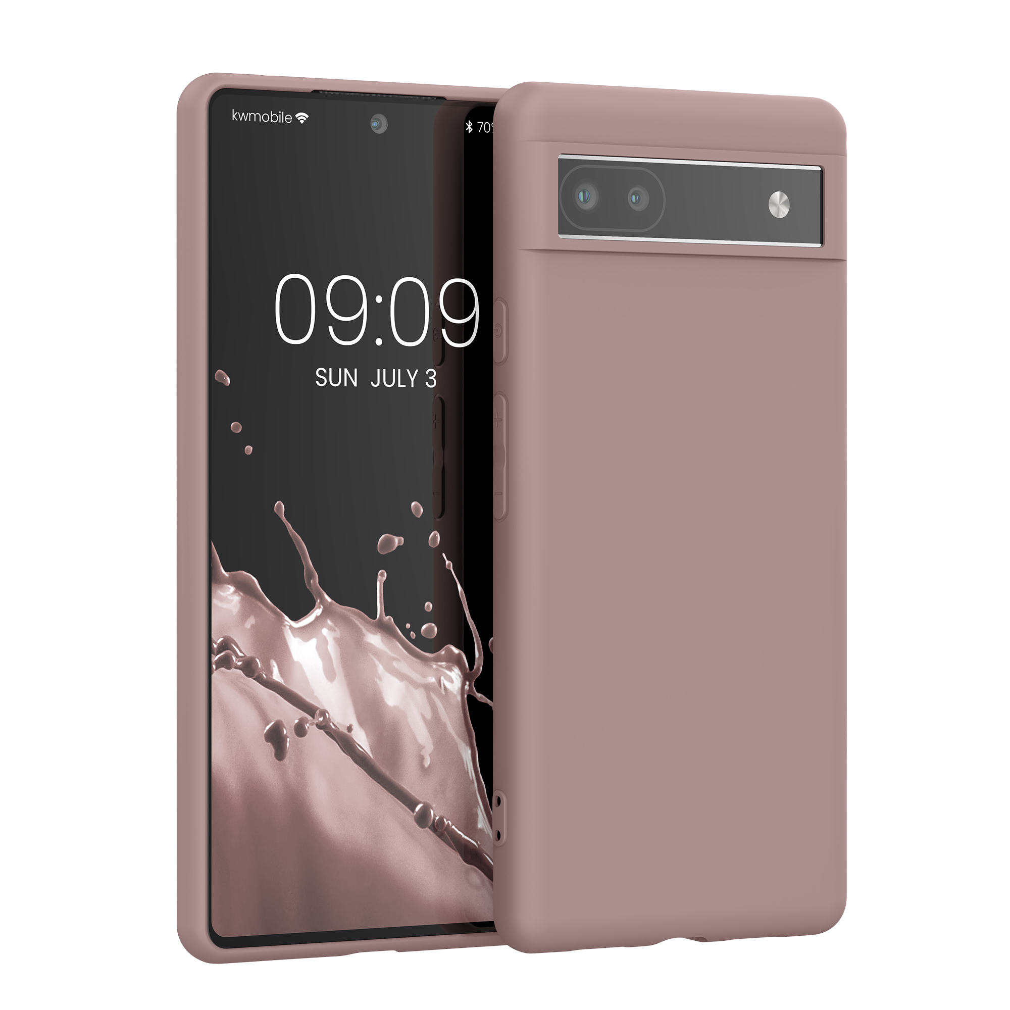 Pouzdro pro Google Pixel 6a kwmobile TPU - světle lila