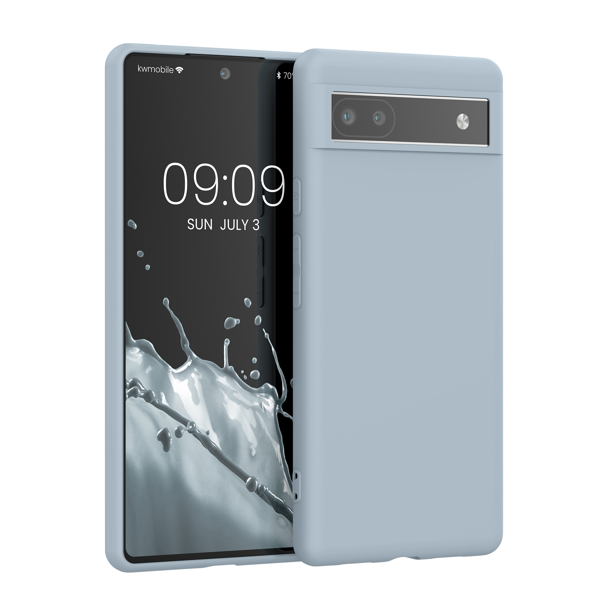 Pouzdro pro Google Pixel 6a kwmobile TPU - světle modrá