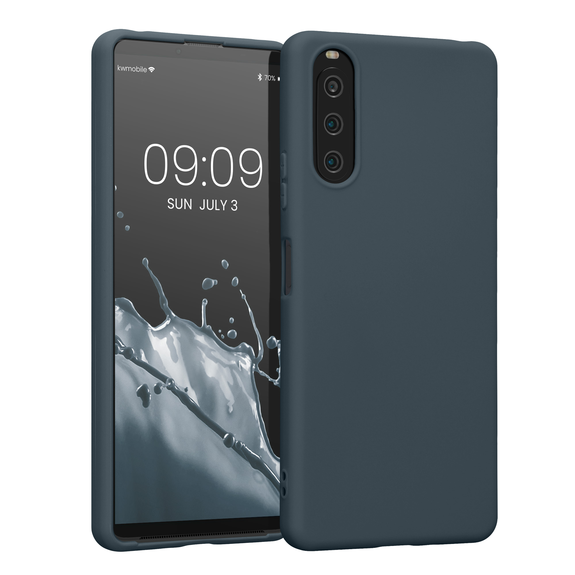 Kryt na mobil kwmobile - Sony Xperia 10 IV - tmavě břidlicová