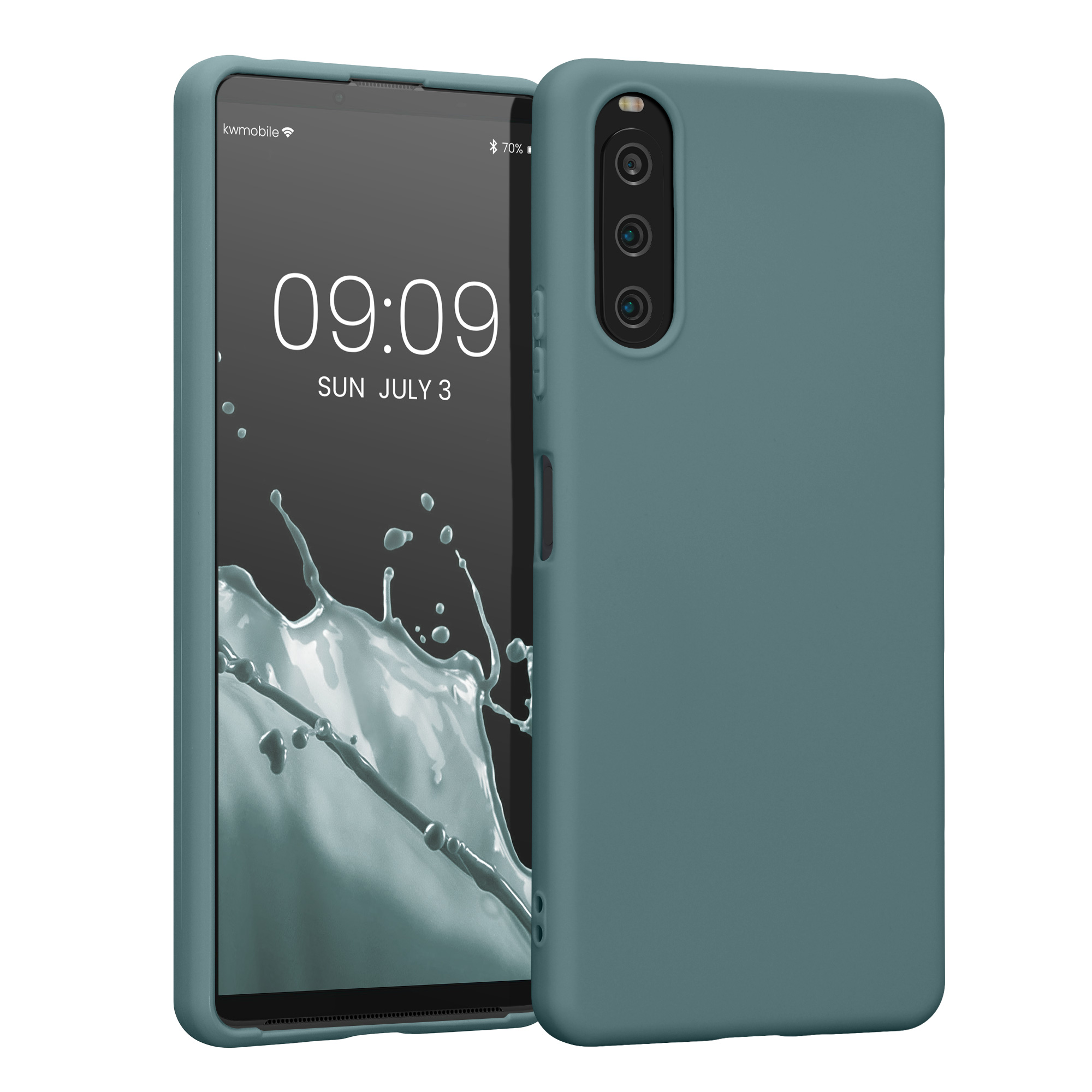 Kryt na mobil kwmobile - Sony Xperia 10 IV - tmavě modrá Arctic Night