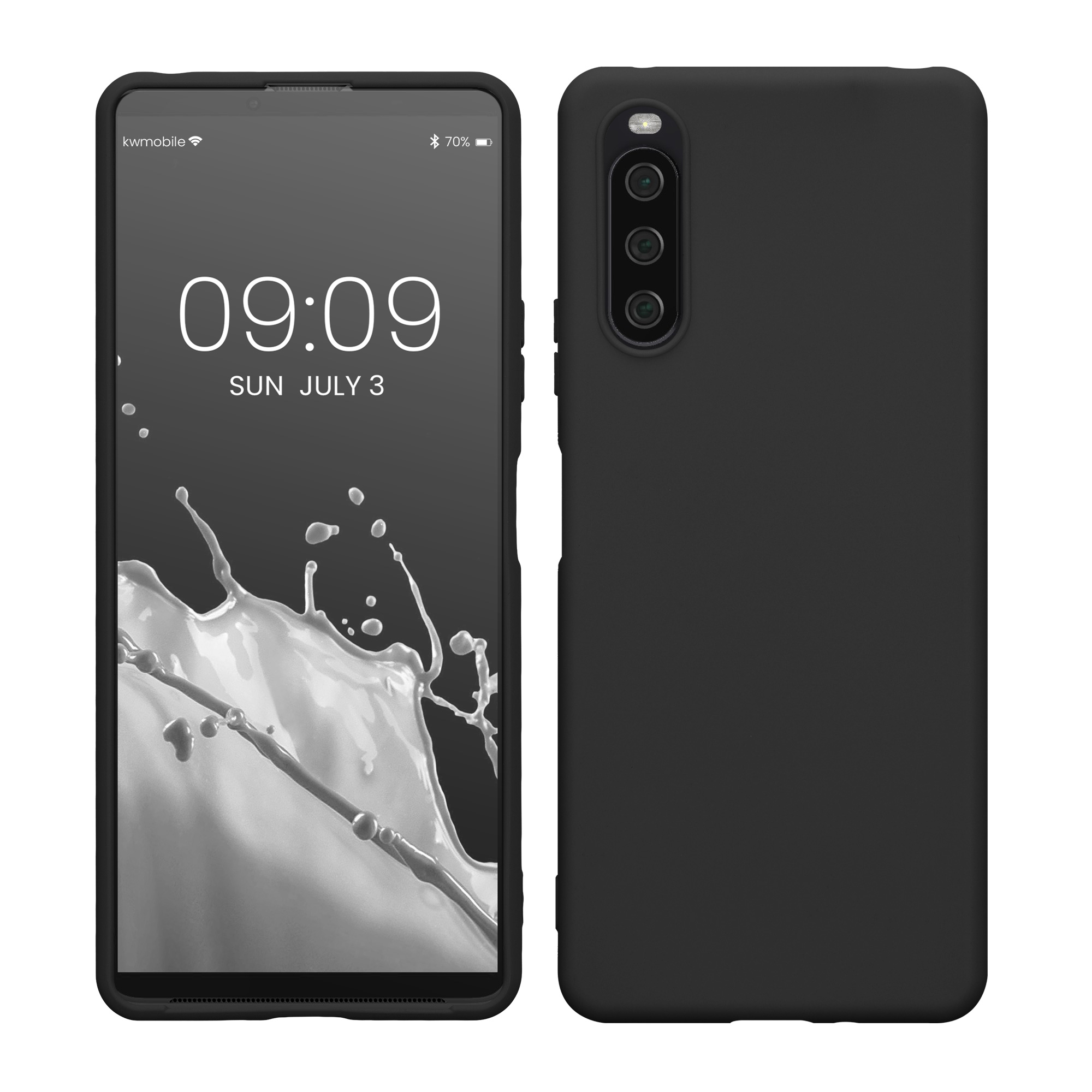 Kryt na mobil kwmobile - Sony Xperia 10 IV - černá matná