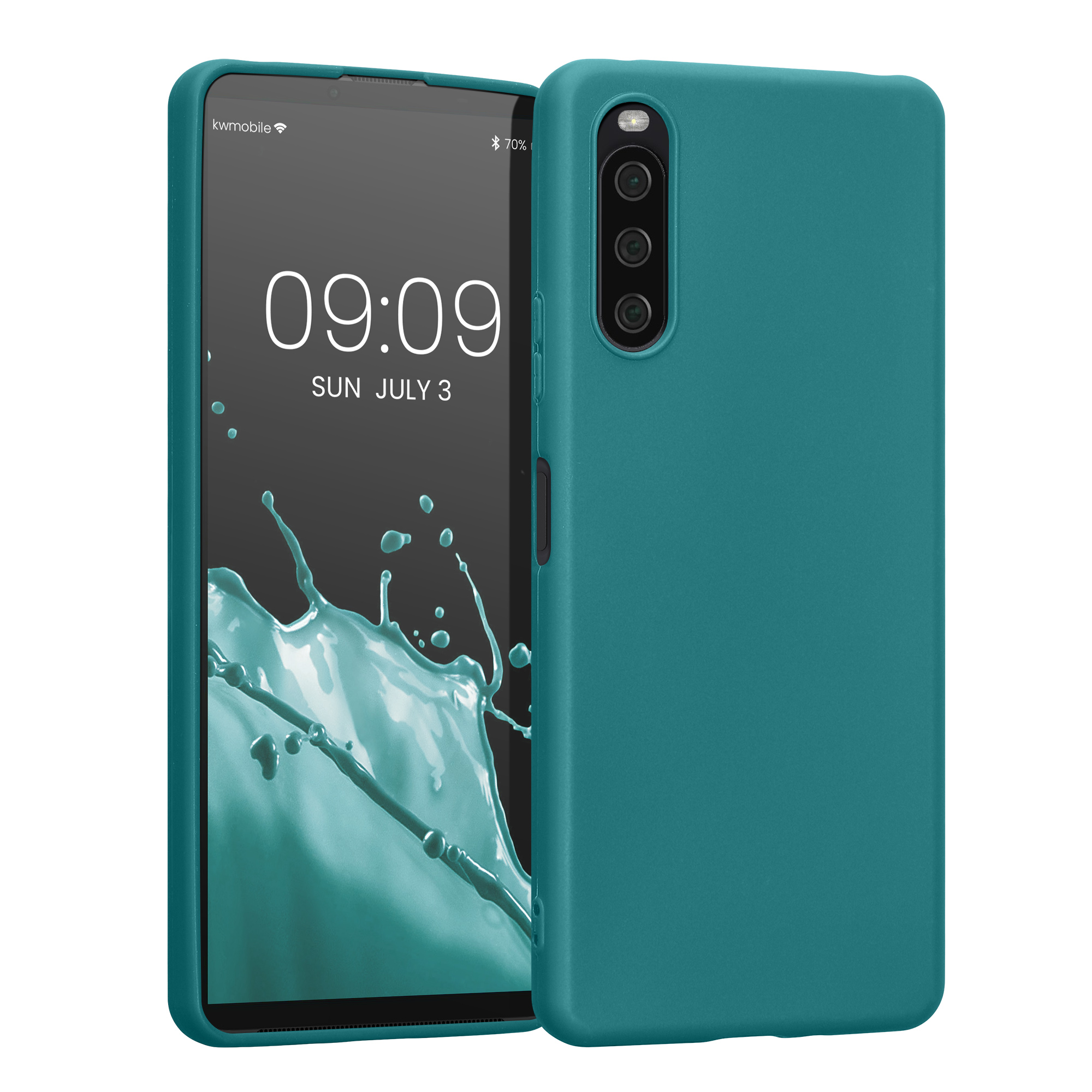 Kryt na mobil kwmobile - Sony Xperia 10 IV - matná petrolejová