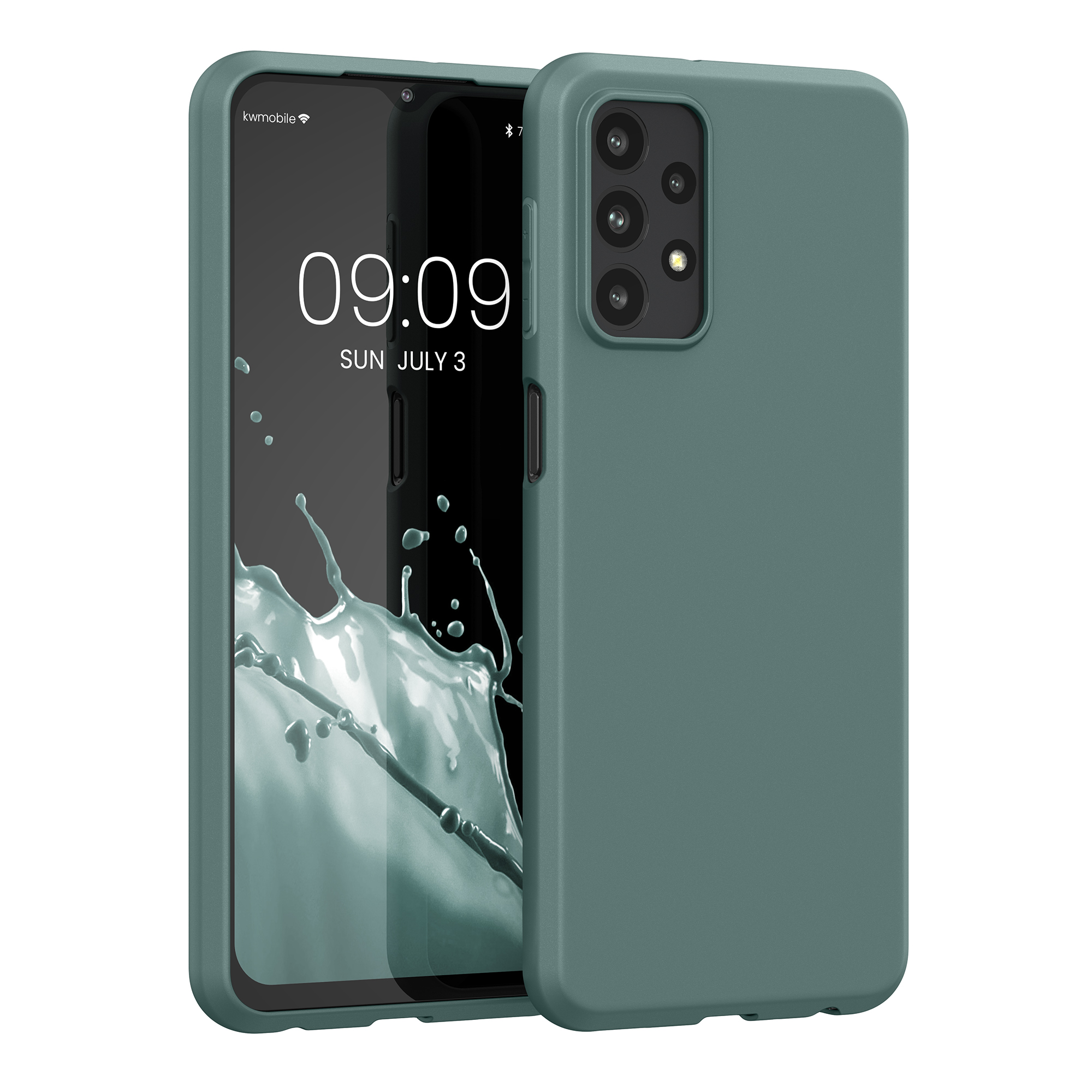Kryt na mobil Samsung Galaxy A23 4G / 5G kwmobile TPU Modro-zelená
