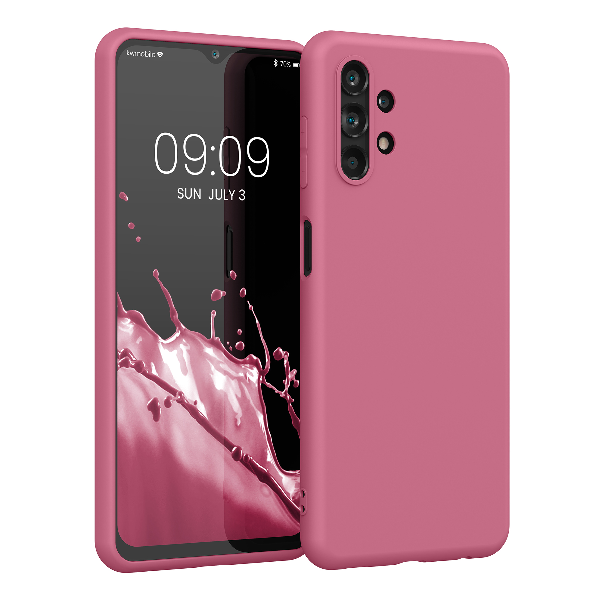 Kryt na mobil Samsung Galaxy A13 4G kwmobile TPU Tmavě růžová