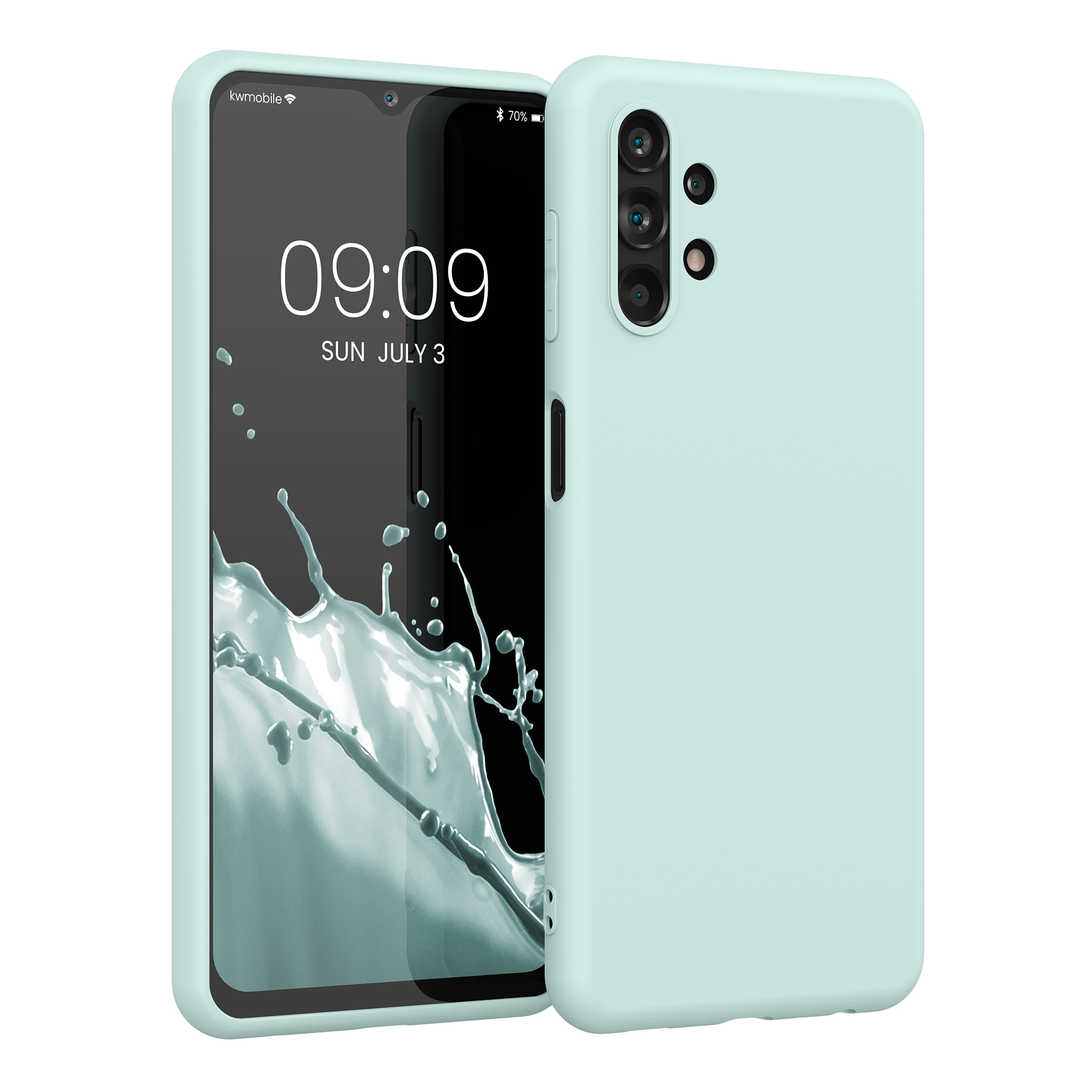 Kryt na mobil Samsung Galaxy A13 4G kwmobile TPU Chladná mátová