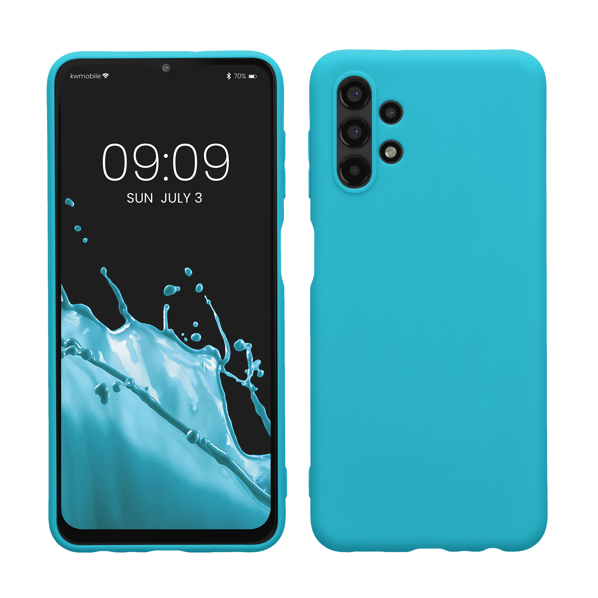 Kryt na mobil Samsung Galaxy A13 4G kwmobile TPU Chladný ledovec