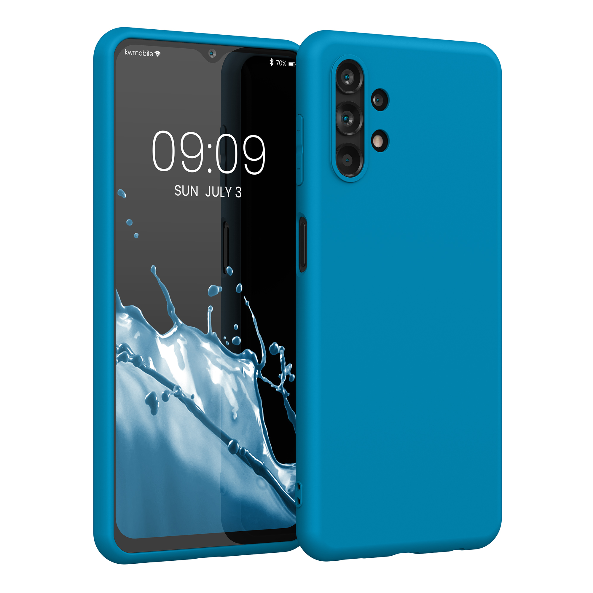 Kryt na mobil Samsung Galaxy A13 4G kwmobile TPU karibsky modrý
