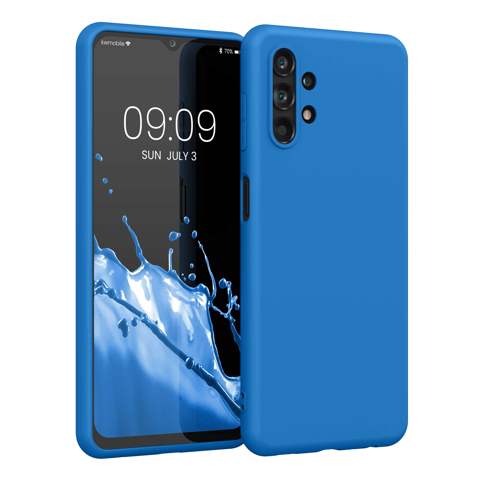 Kryt na mobil Samsung Galaxy A13 4G kwmobile TPU Modrý útes