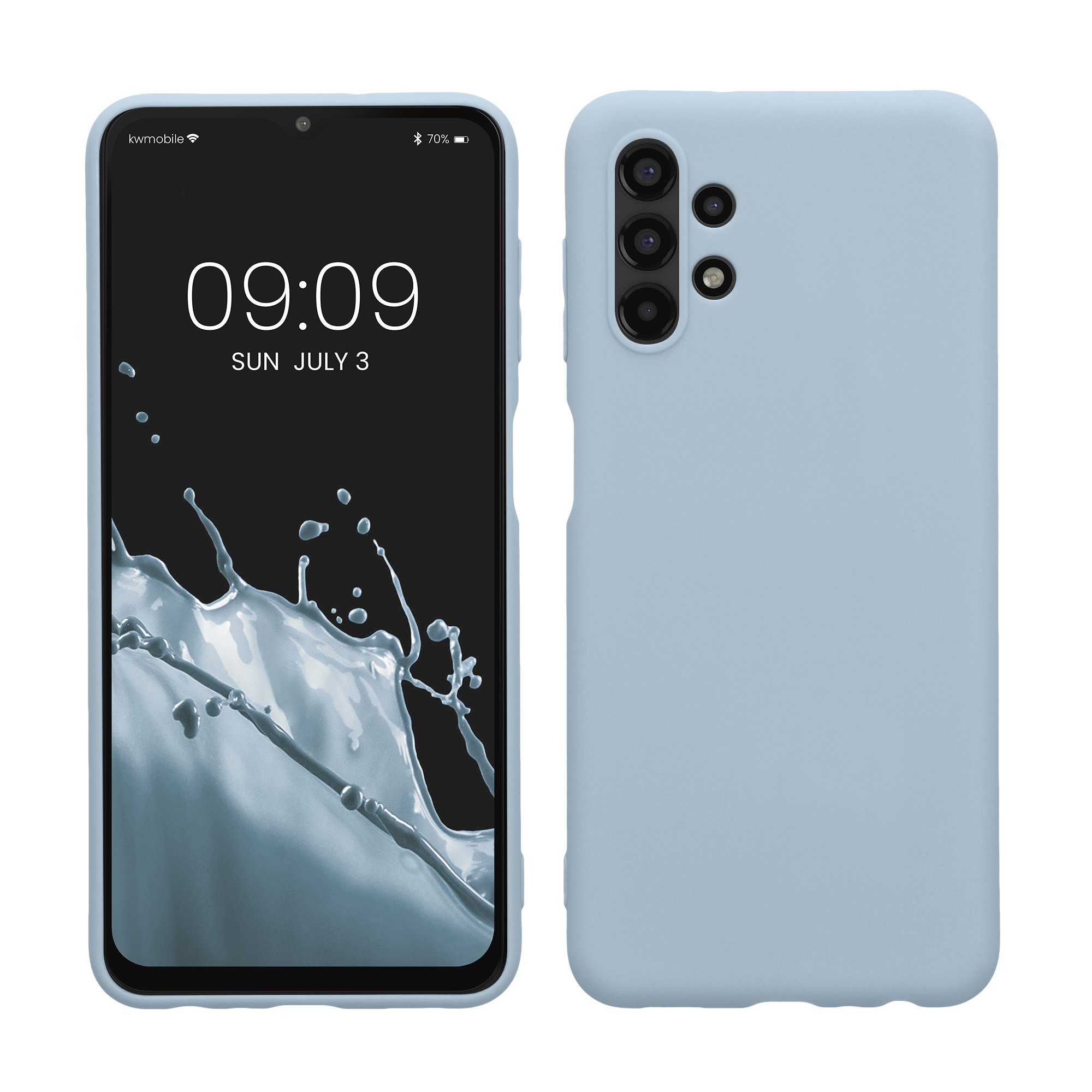 Kryt na mobil Samsung Galaxy A13 4G kwmobile TPU Matná světle modrá