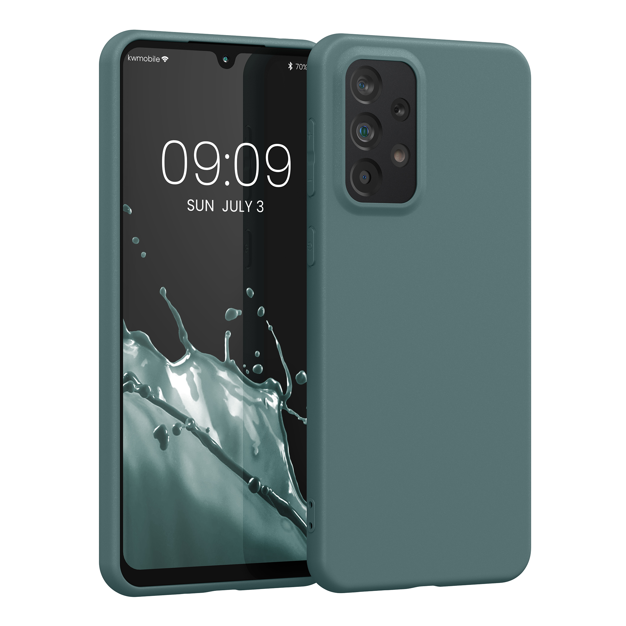 Kryt na mobil Samsung Galaxy A33 5G kwmobile TPU Modro-zelená