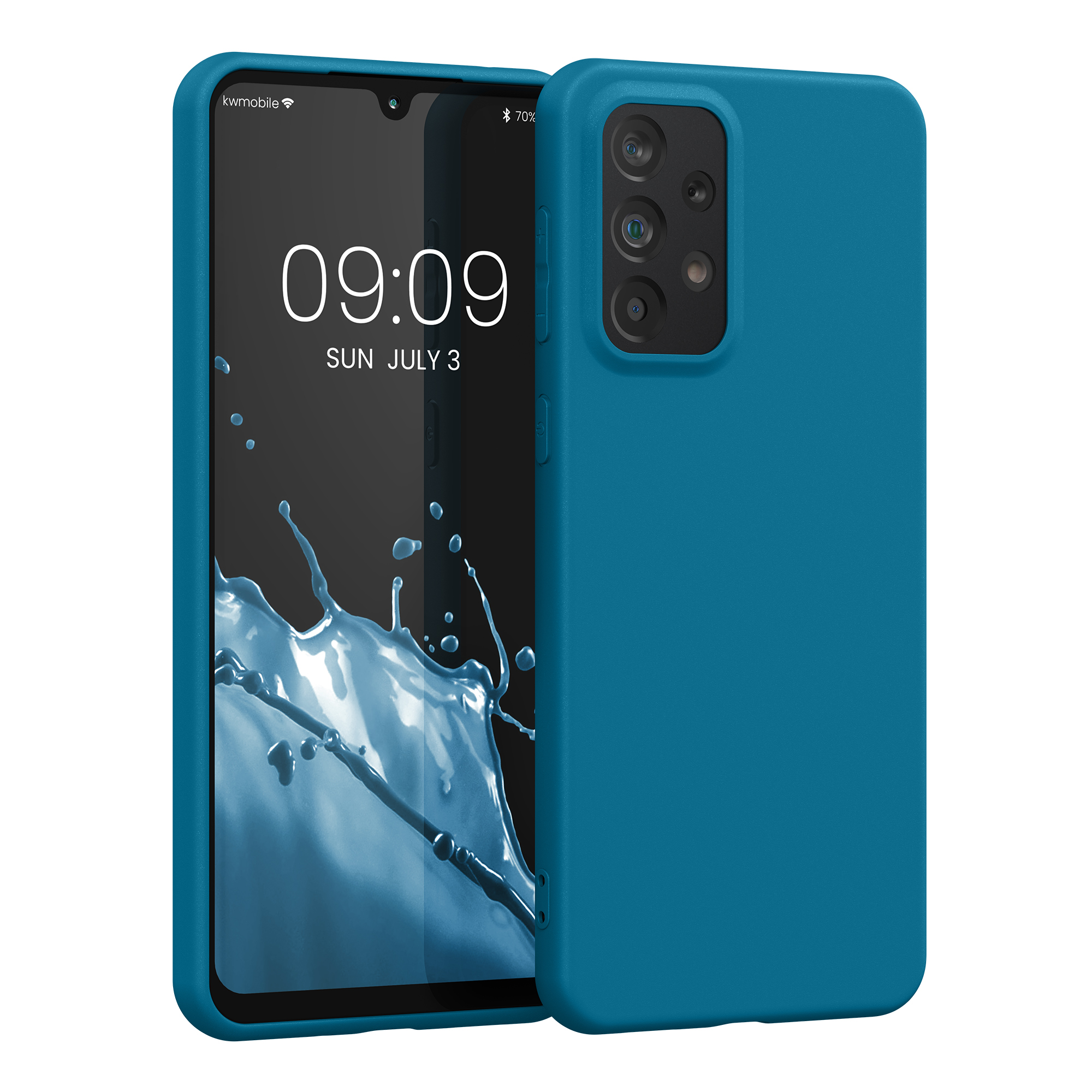 Kryt na mobil Samsung Galaxy A33 5G kwmobile TPU Karibská modrá