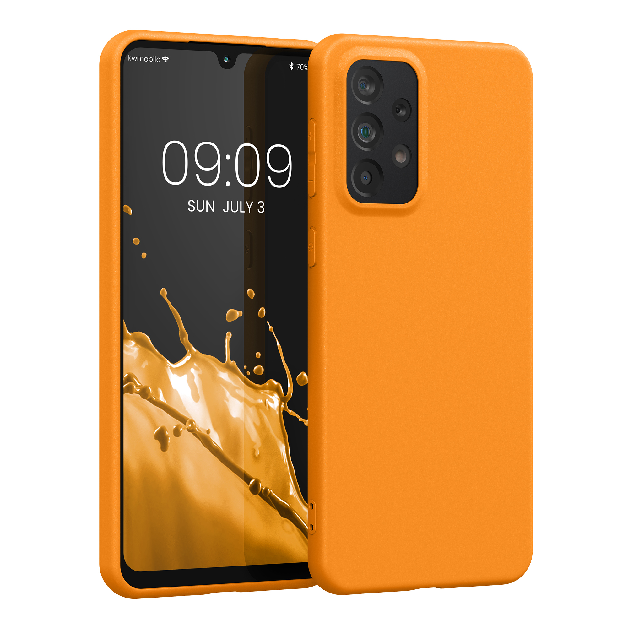 Kryt na mobil Samsung Galaxy A33 5G kwmobile TPU Ovocná oranžová