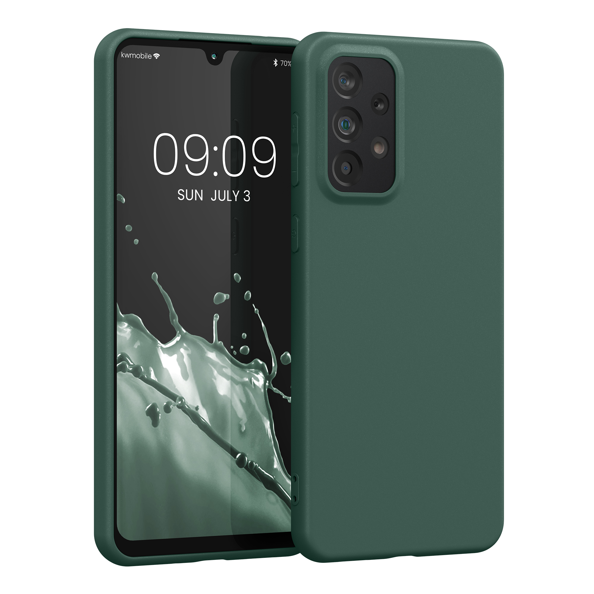Kryt na mobil Samsung Galaxy A33 5G kwmobile TPU Lesní zelená