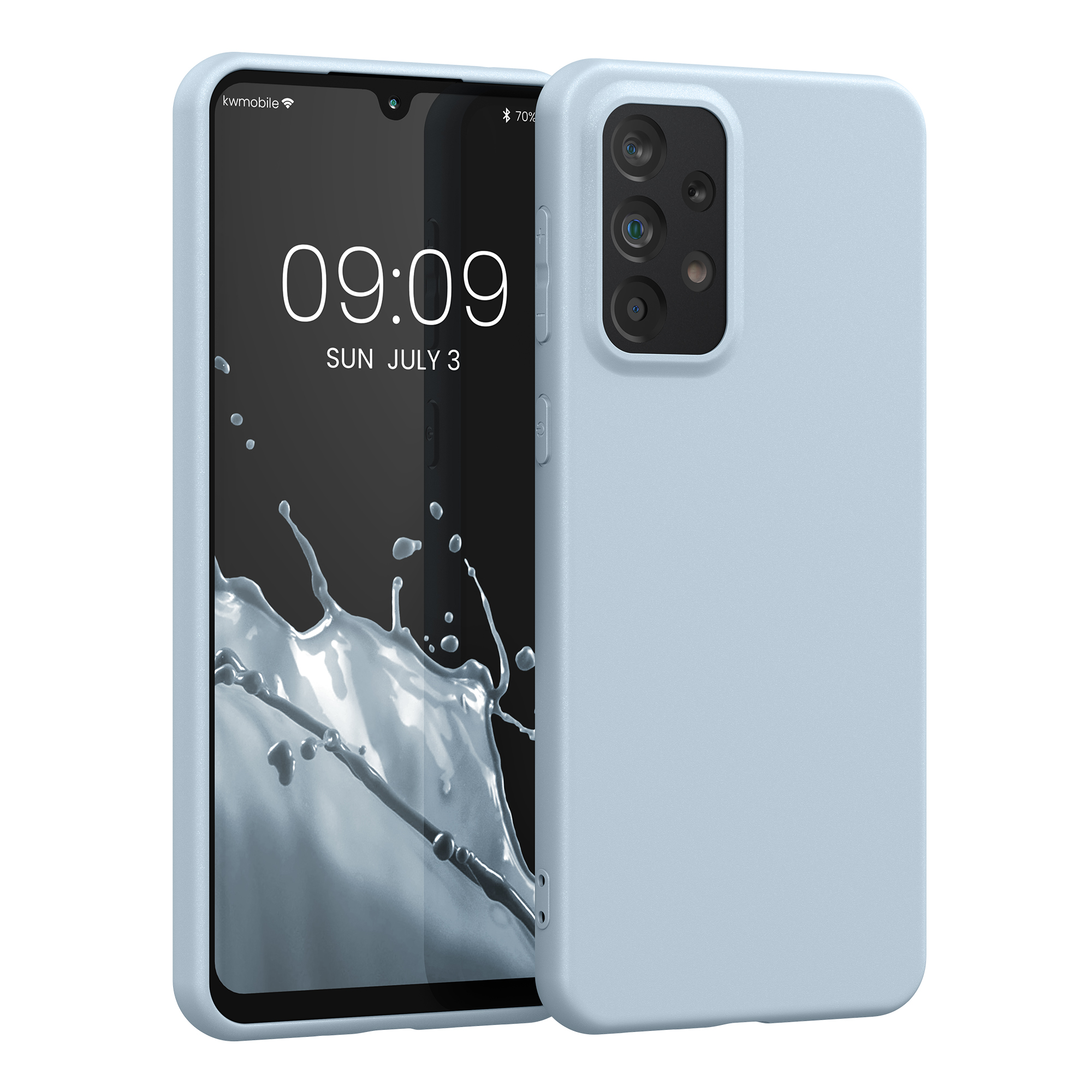 Kryt na mobil Samsung Galaxy A33 5G kwmobile TPU Matná světle modrá