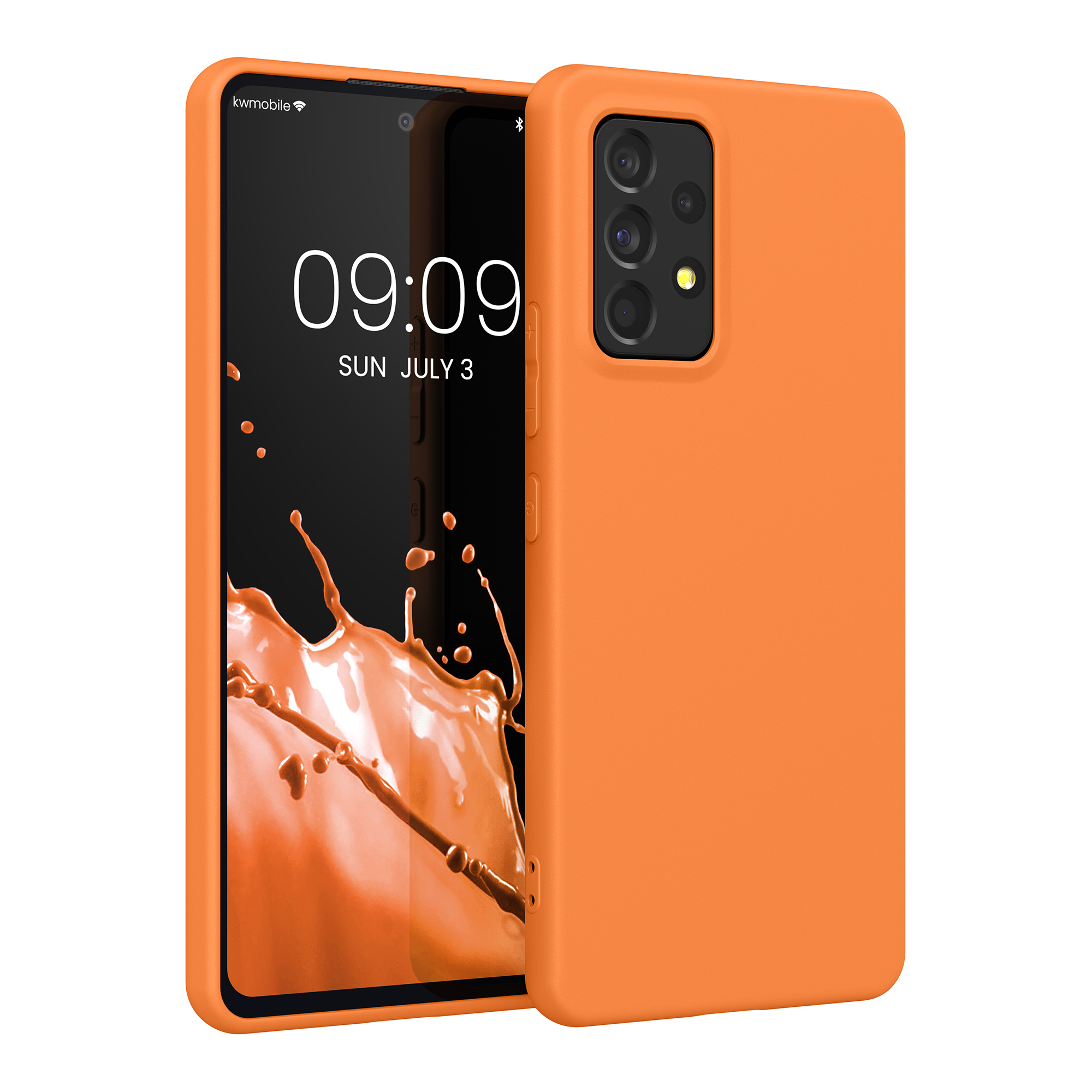 Kryt na mobil Samsung Galaxy A53 5G kwmobile TPU Ovocná oranžová