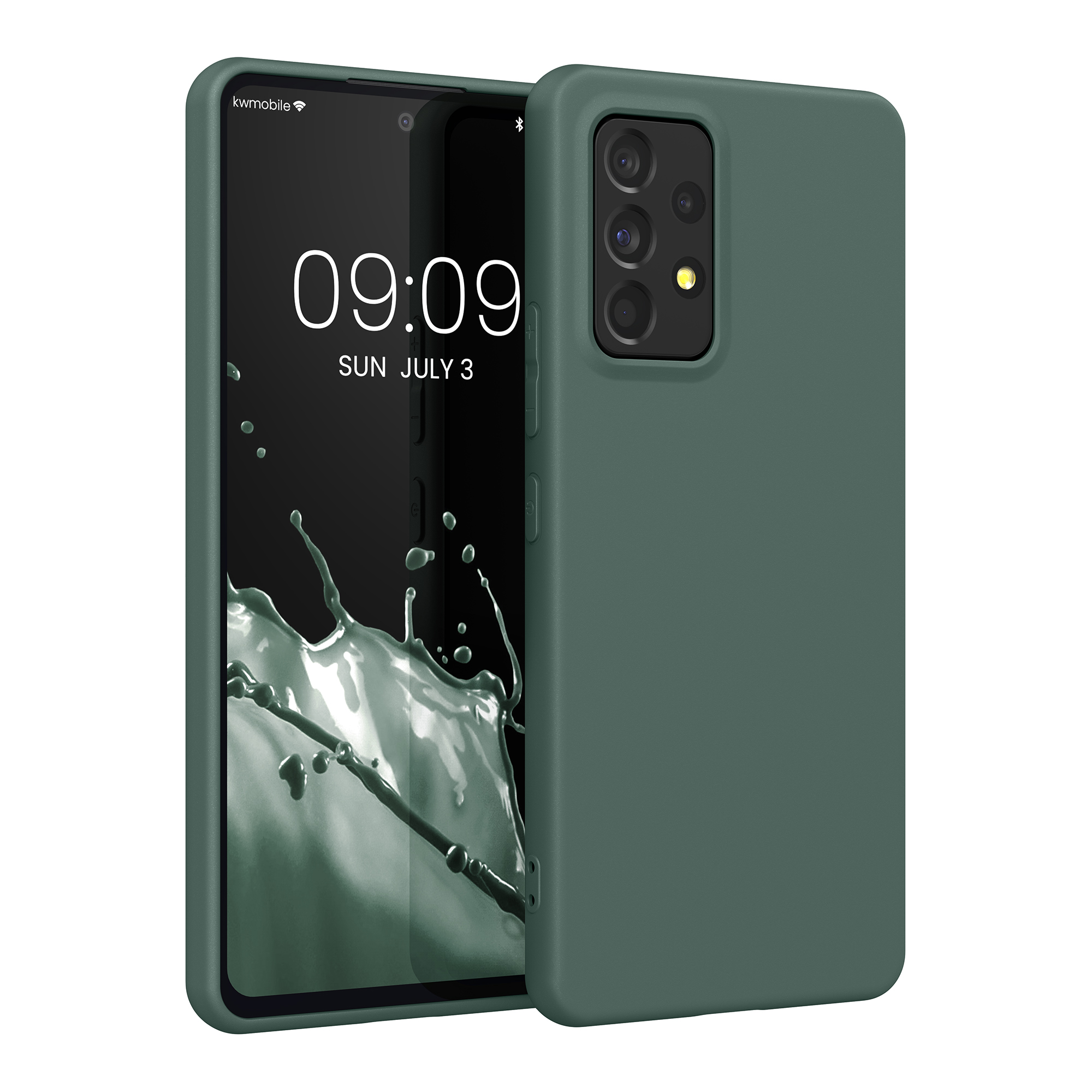 Kryt na mobil Samsung Galaxy A53 5G kwmobile TPU Modro-zelená