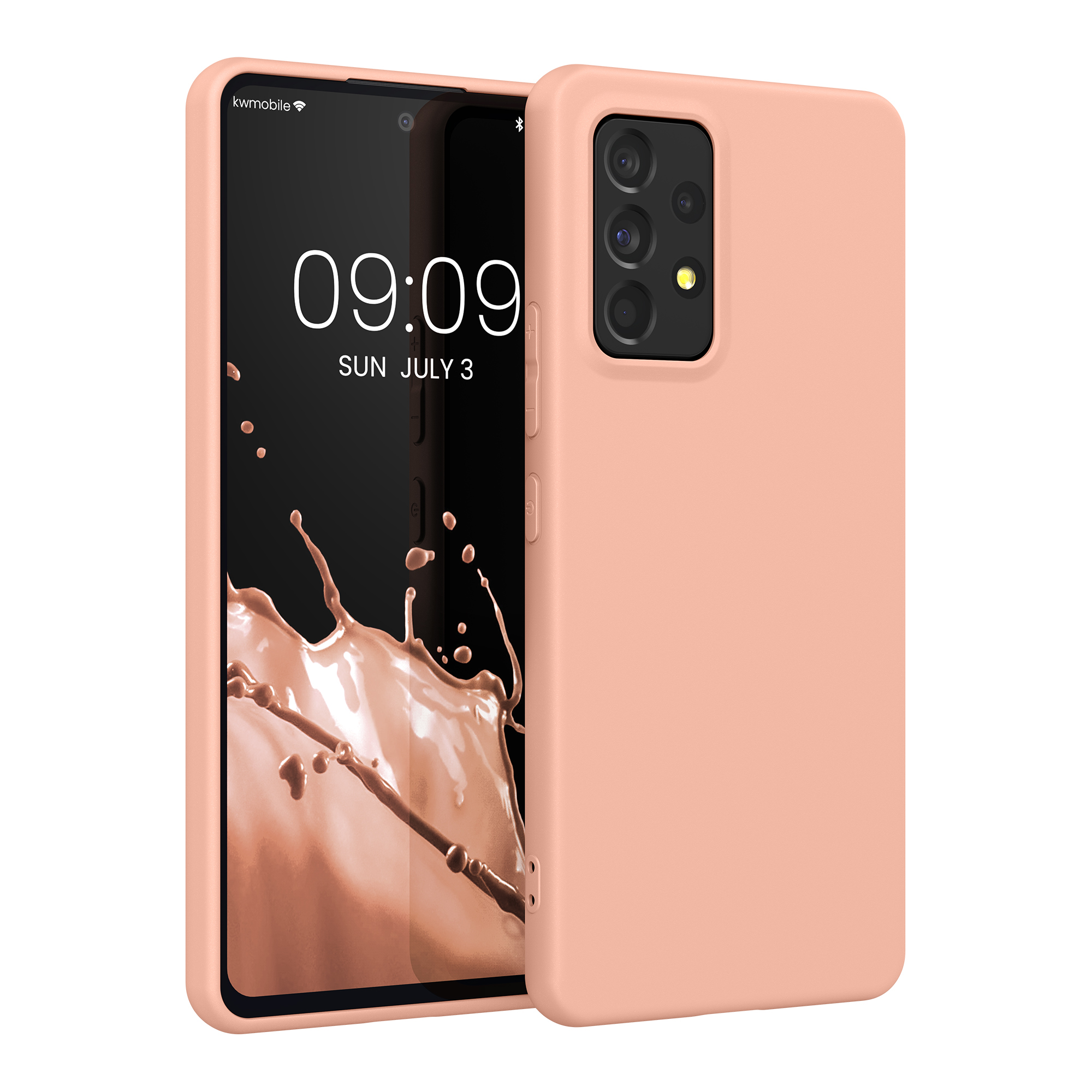 Kryt na mobil Samsung Galaxy A53 5G kwmobile TPU Grepově růžová