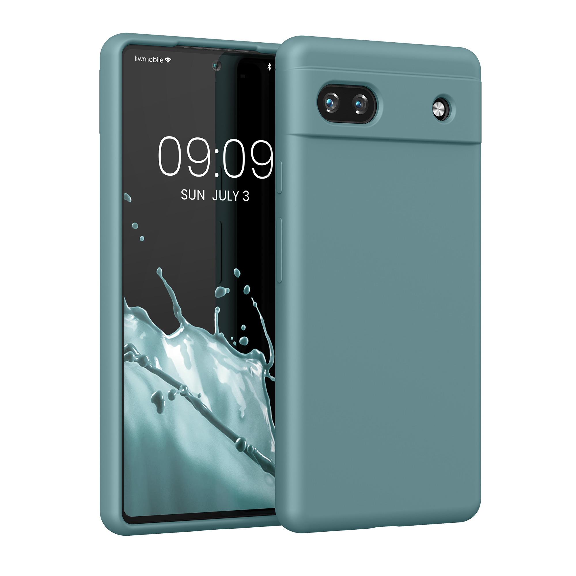 Pouzdro pro Google Pixel 6a kwmobile silikonové - antický kámen
