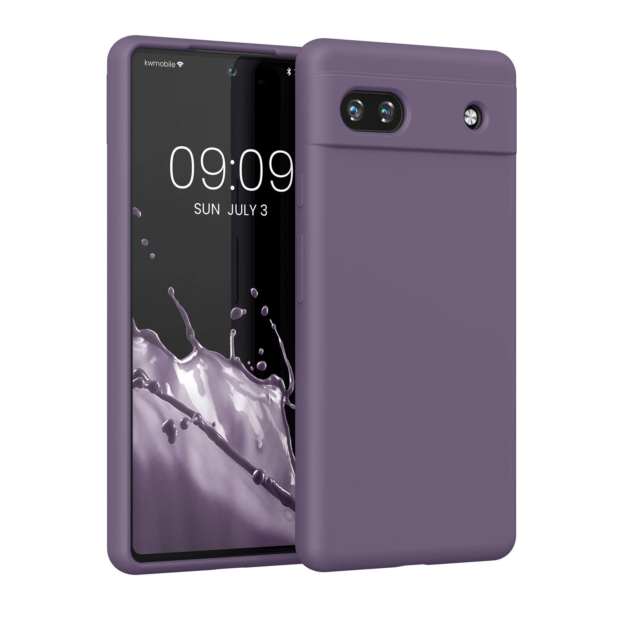 Pouzdro pro Google Pixel 6a kwmobile silikonové - pastelová kosatcová