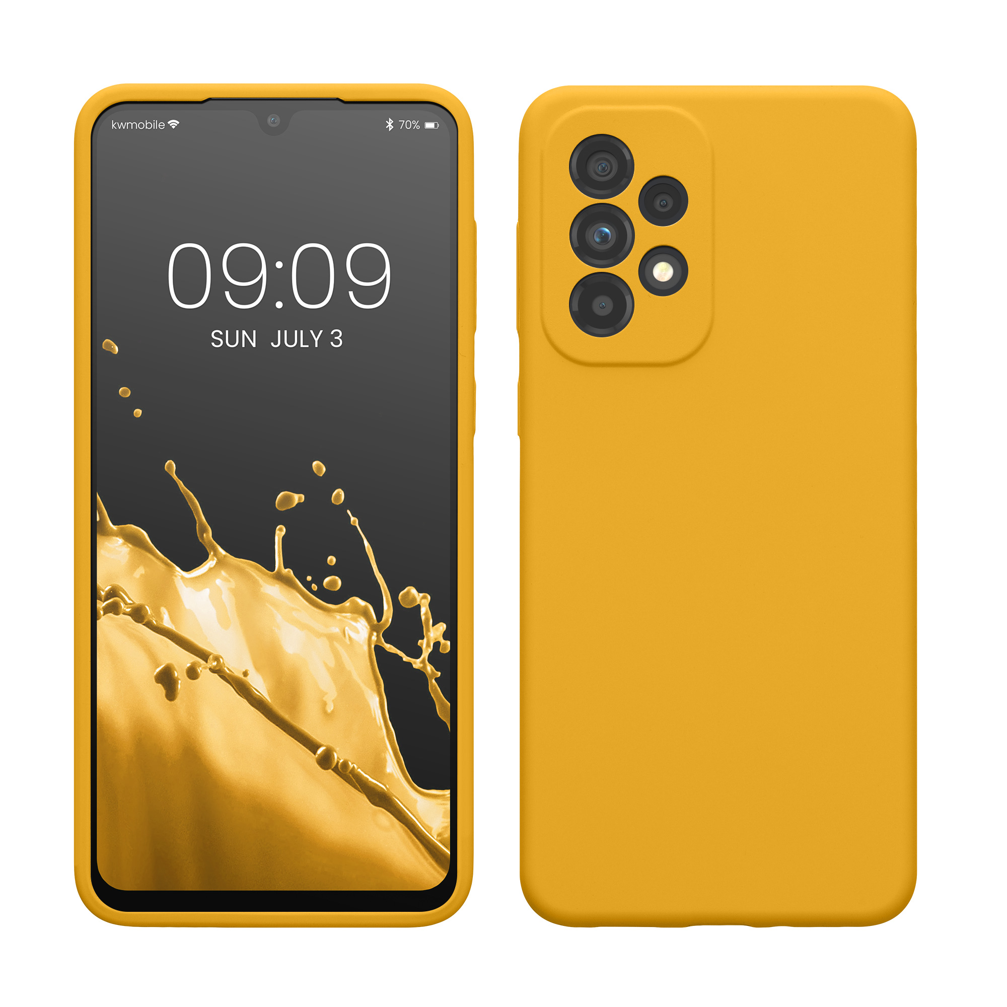 Kryt na mobil Samsung Galaxy A33 5G kwmobile TPU Medová žlutá
