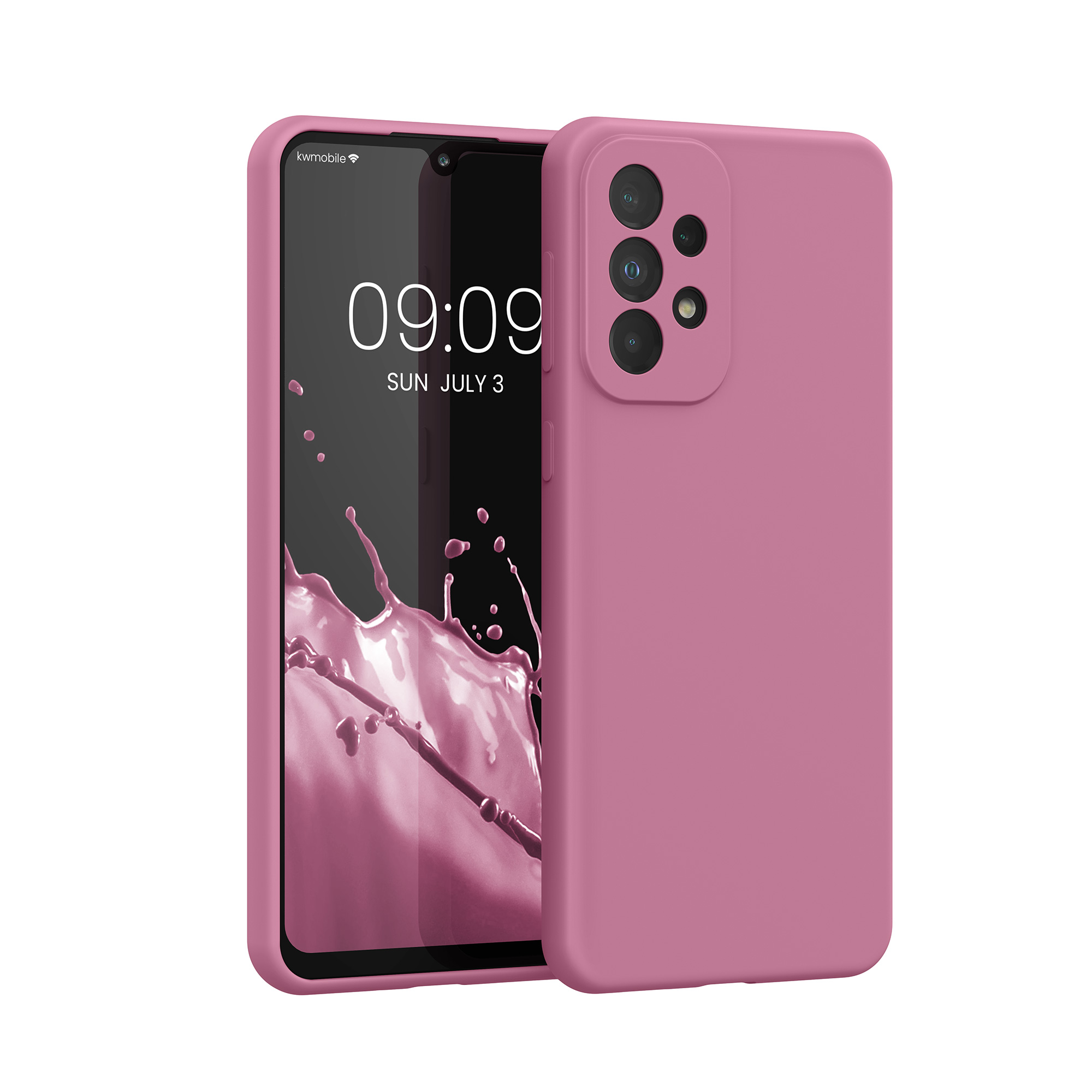 Kryt na mobil Samsung Galaxy A33 5G kwmobile TPU Tmavě růžová