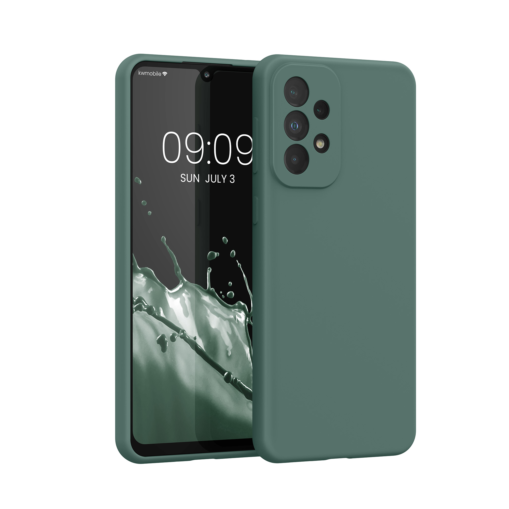 Kryt na mobil Samsung Galaxy A33 5G kwmobile TPU Modro-zelená