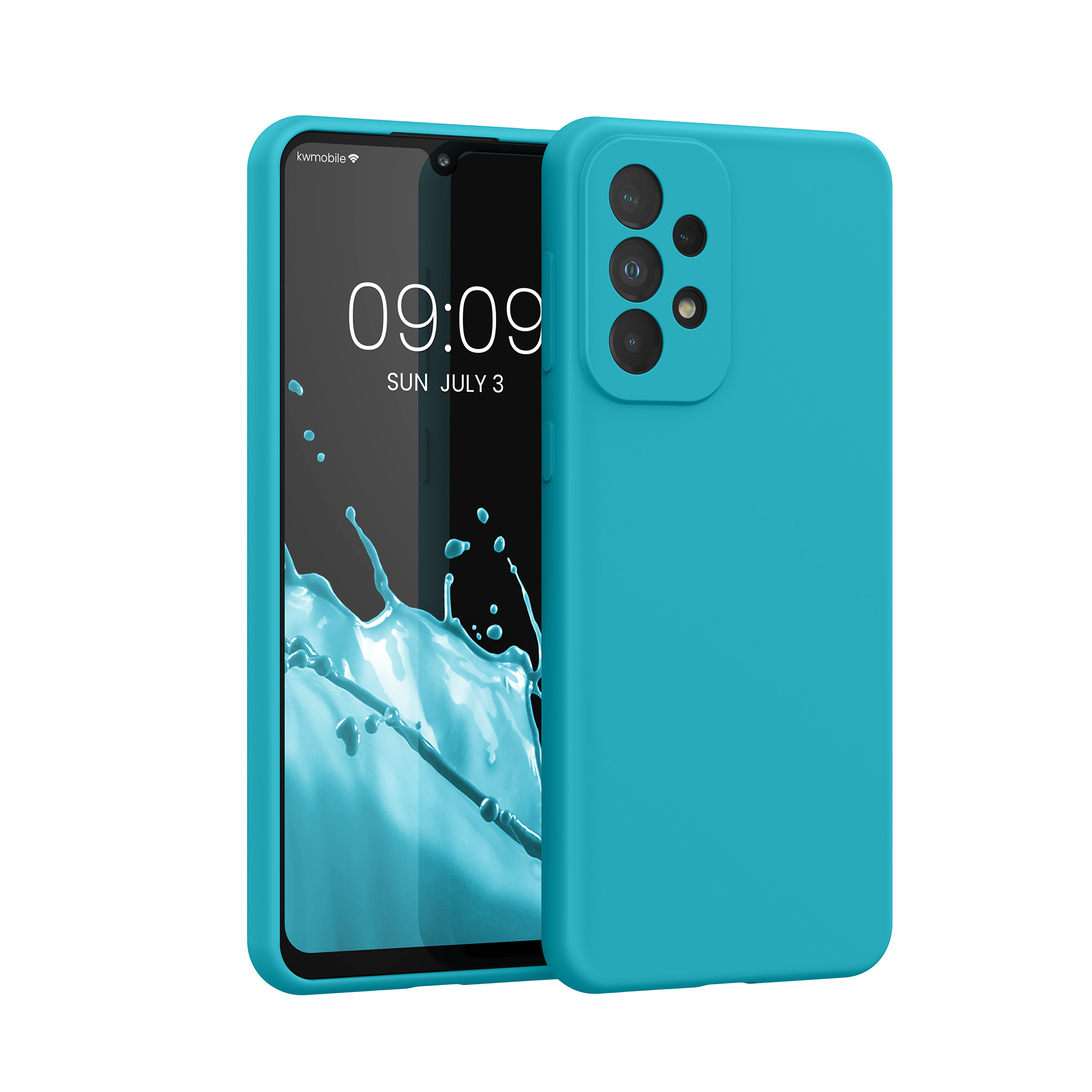 Kryt na mobil Samsung Galaxy A33 5G kwmobile TPU Chladný ledovec
