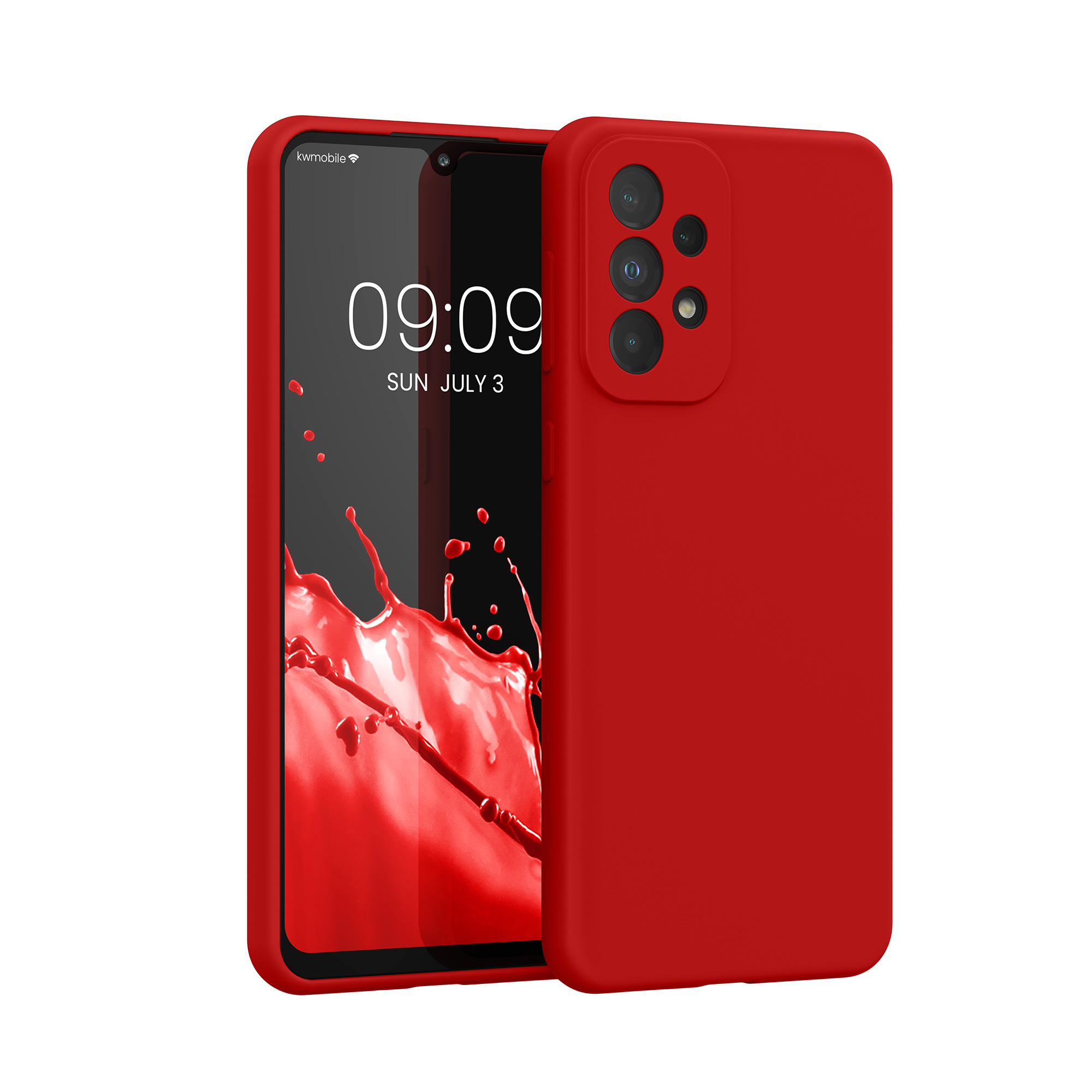 Kryt na mobil Samsung Galaxy A33 5G kwmobile TPU Klasická červená