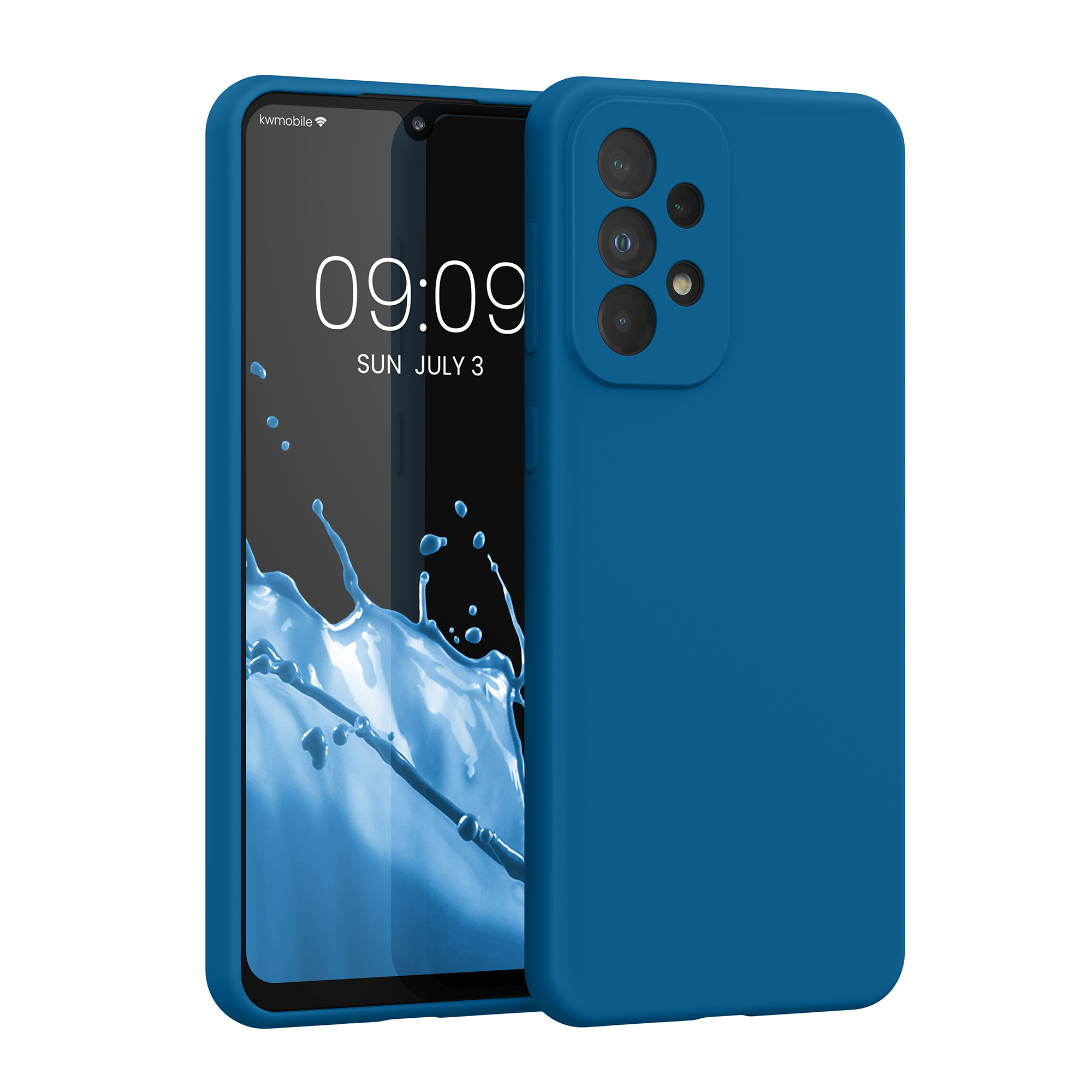 Kryt na mobil Samsung Galaxy A33 5G kwmobile TPU Modrý útes
