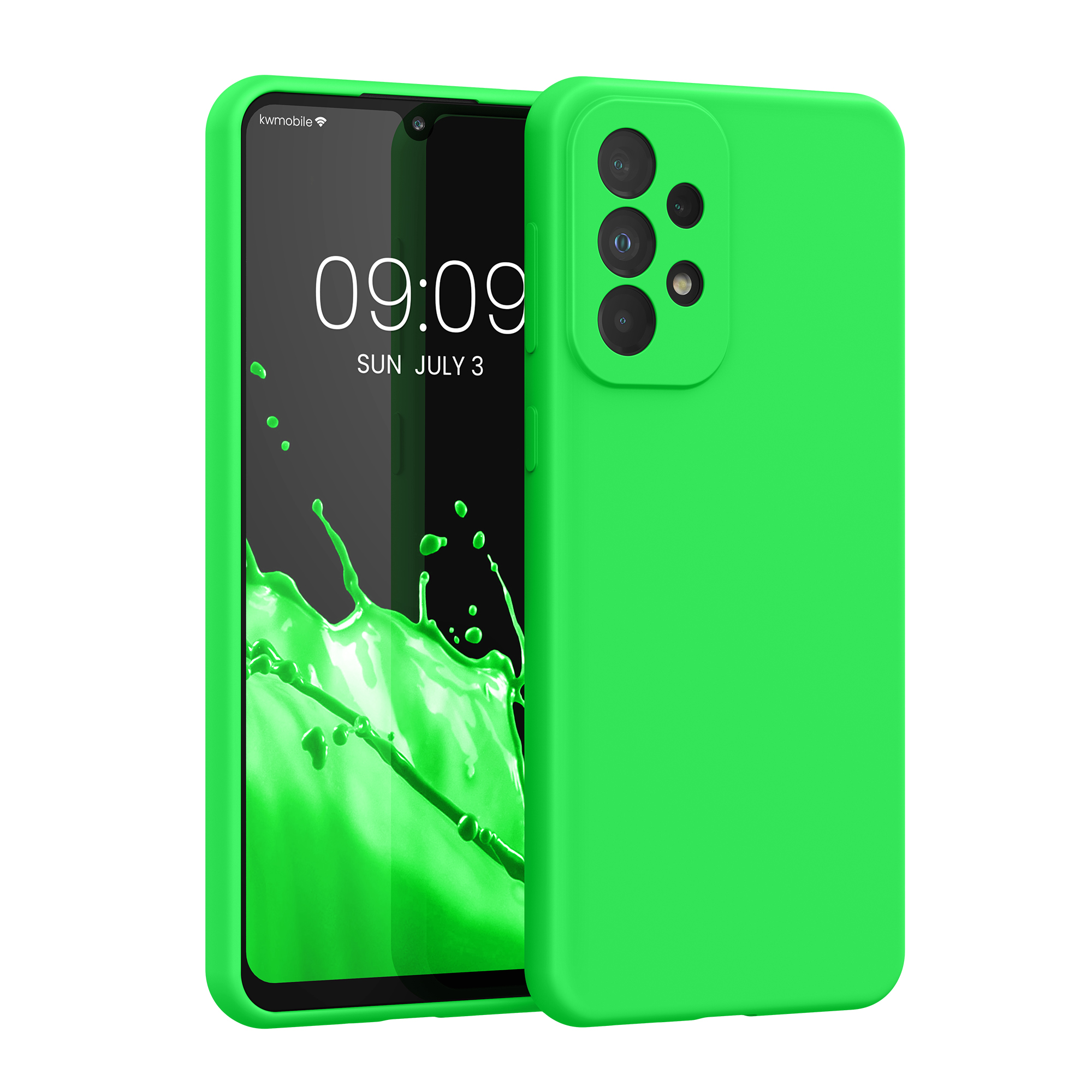 Kryt na mobil Samsung Galaxy A33 5G kwmobile TPU Neonová zelená