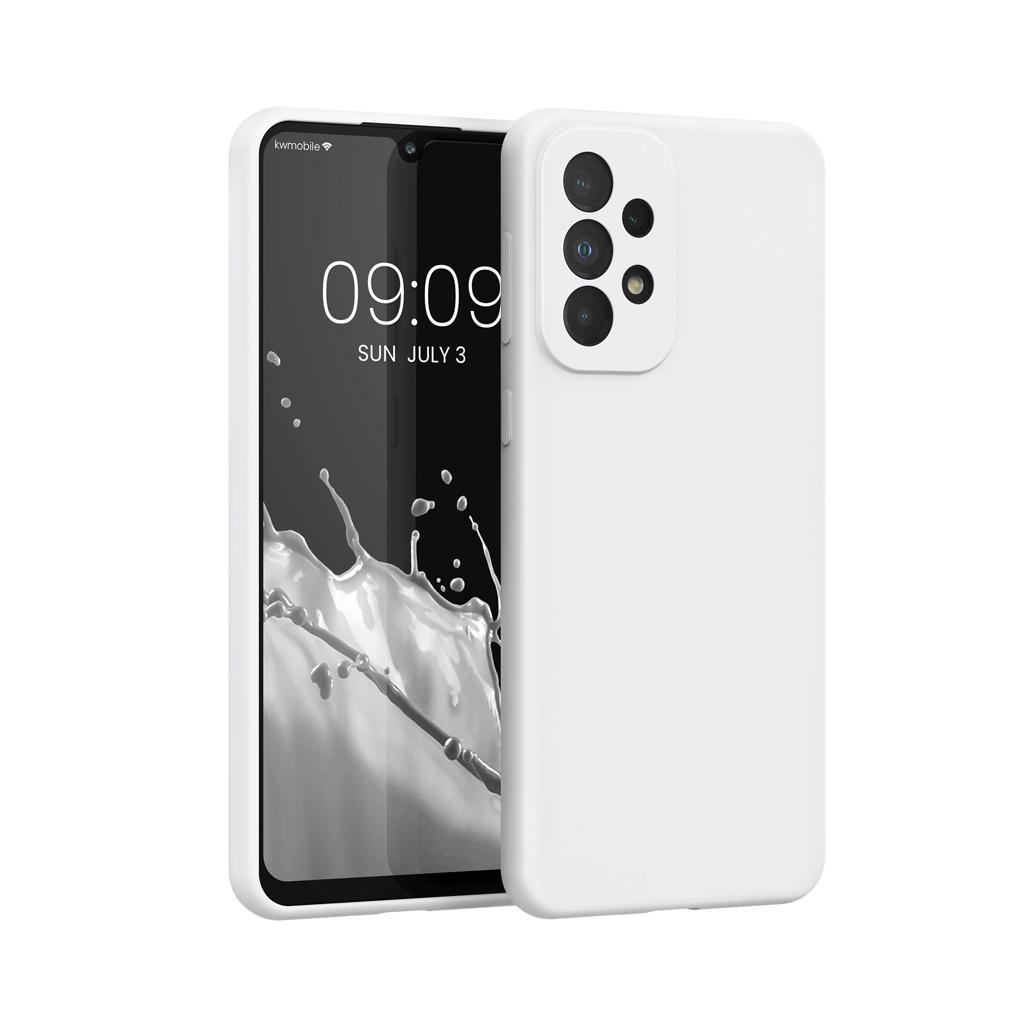 Kryt na mobil Samsung Galaxy A33 5G kwmobile TPU Matná bílá