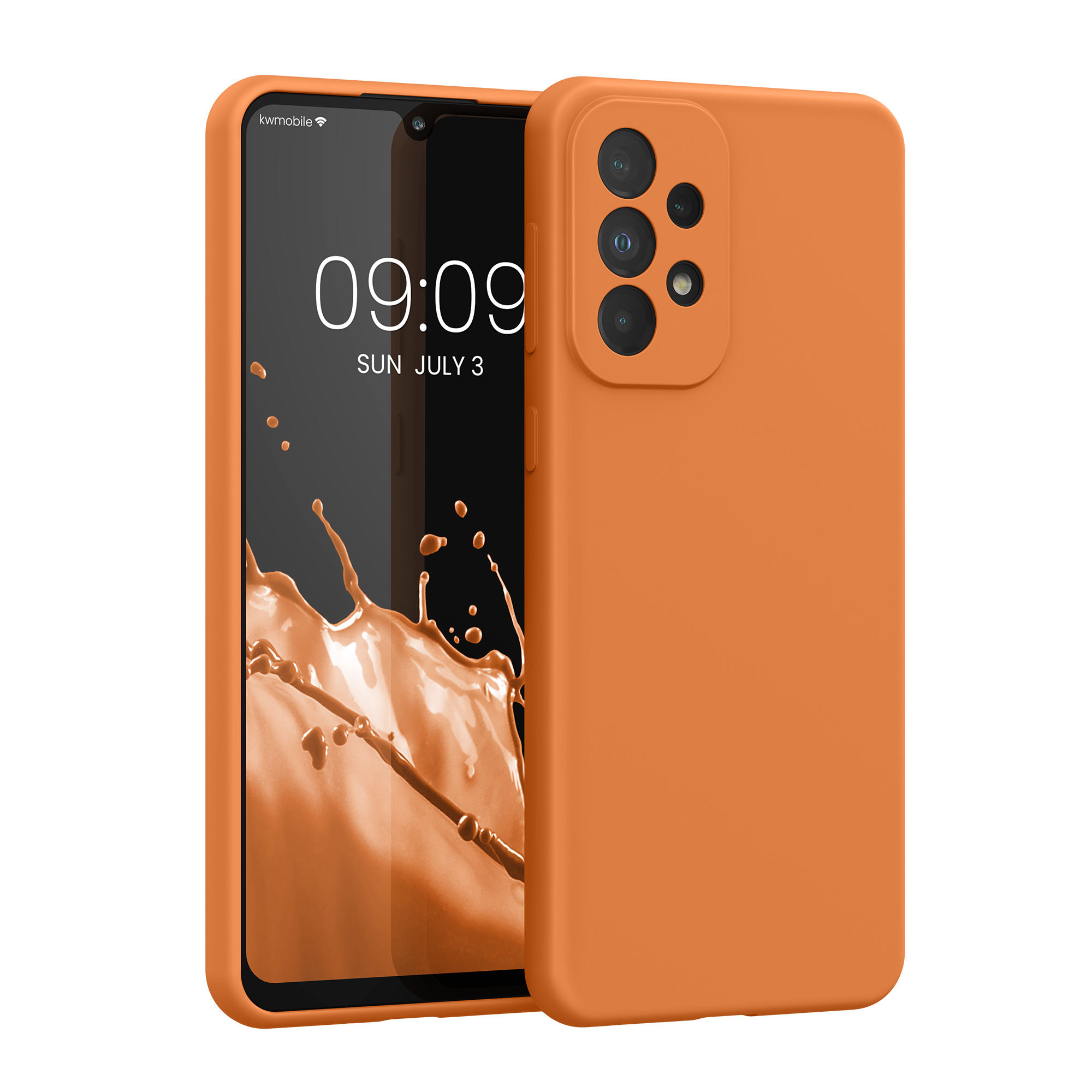 Kryt na mobil Samsung Galaxy A33 5G kwmobile TPU Teplá meruňková